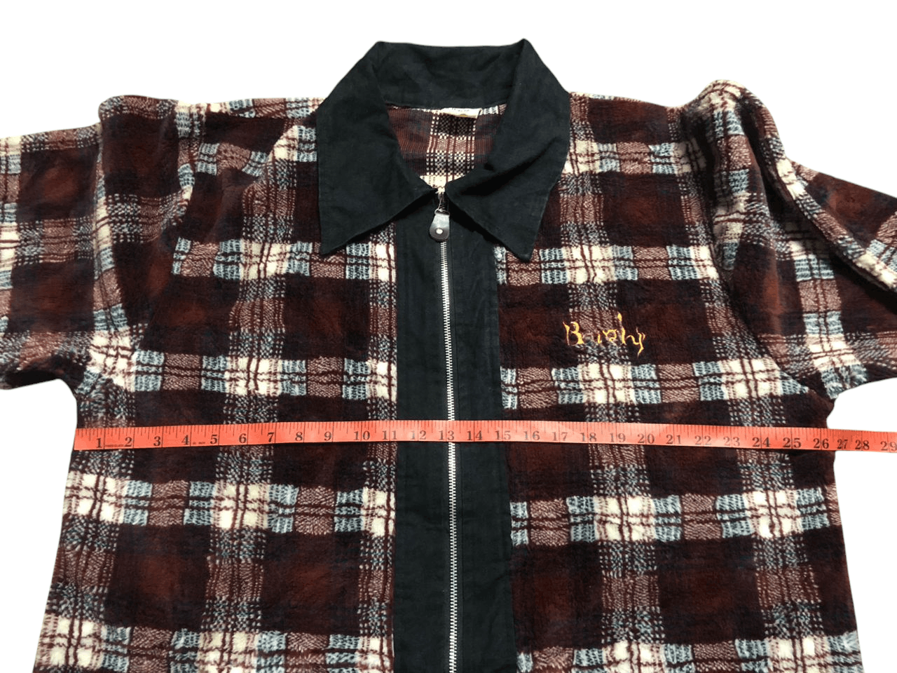 Vintage RARE💥Vintage Burly Sherpa Fleece Zipper Jacket Made In Usa Size US L / EU 52-54 / 3 - 15 Thumbnail