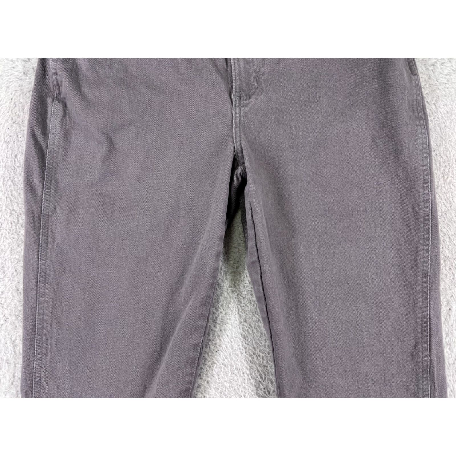 Vintage St. John's Bay Jeans Adult Women 10 Gray Denim High Rise Stretch Straight 26W 28Inseam Size 32" / US 10 / IT 46 - 5 Thumbnail