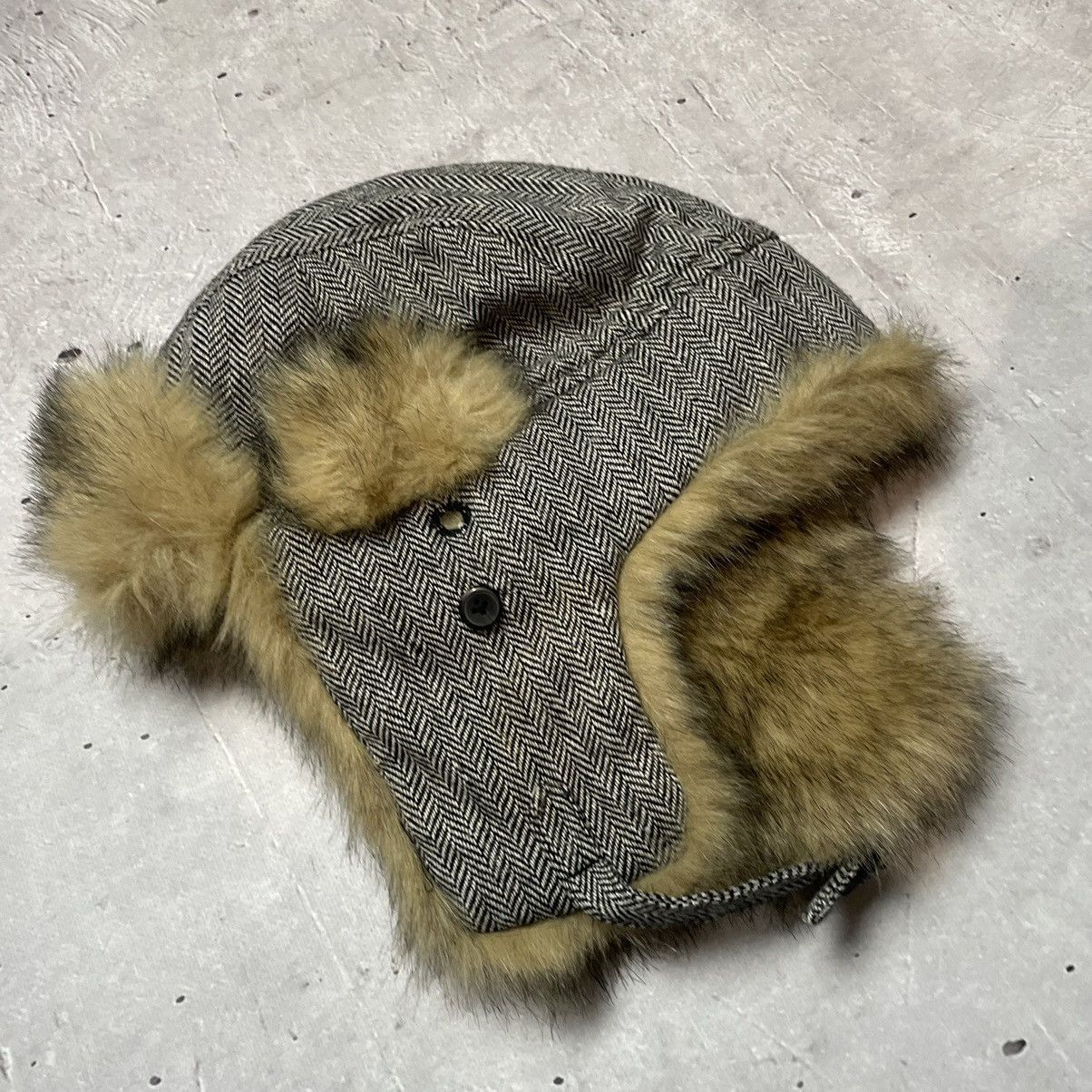 Vintage Vintage Hat Ushanka Mohair Fuzzy Y2K Cap Size ONE SIZE - 8 Thumbnail