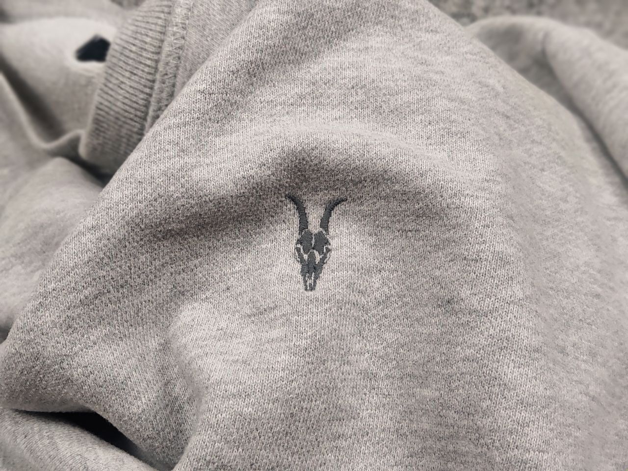 Allsaints Allsaints raven crew neck ramskull Gray Sweatshirt Size US S / EU 44-46 / 1 - 10 Thumbnail