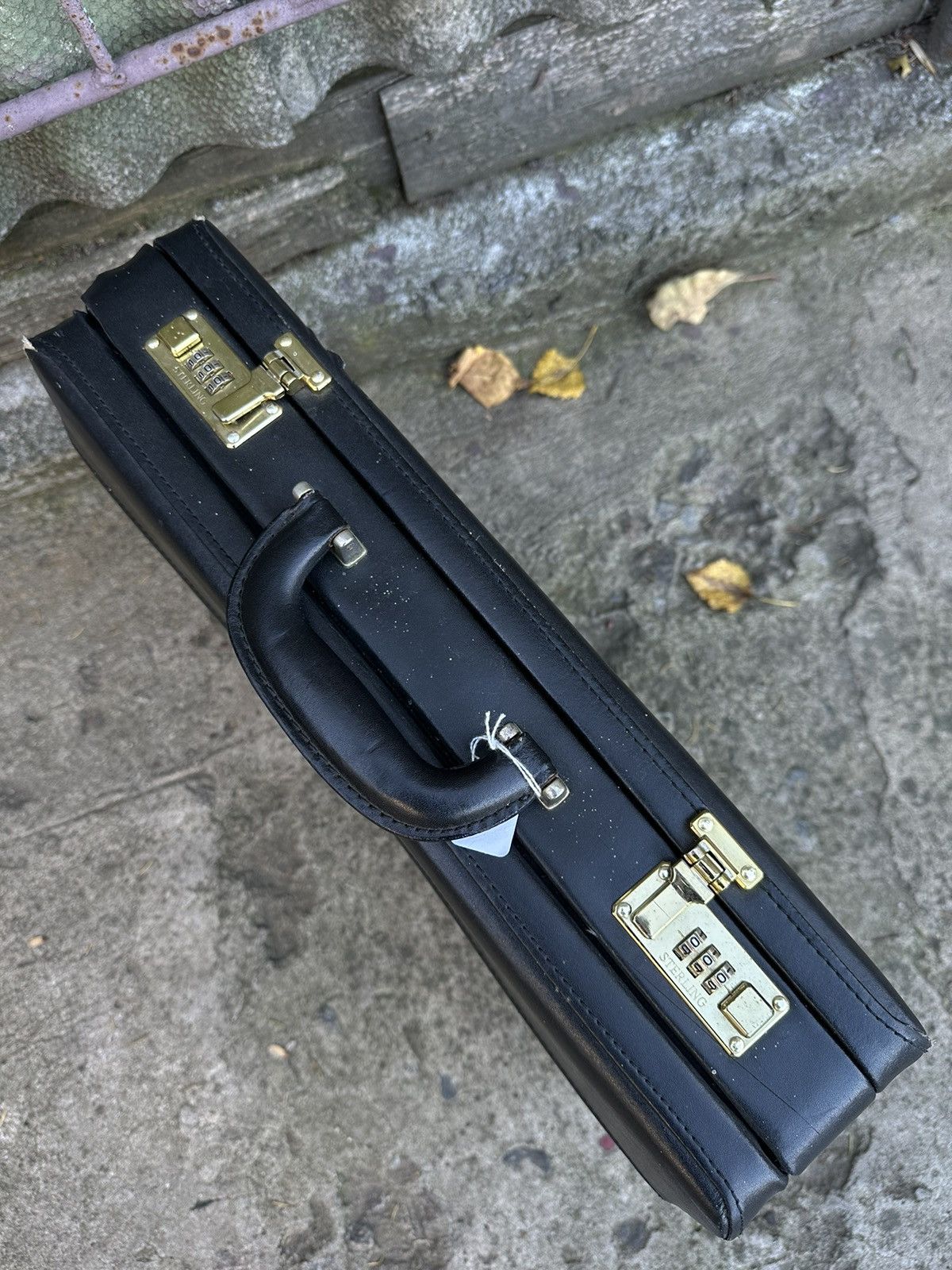 Leather × Vintage 1960/70s Sterling Combination Lock Leather Briefcase Size ONE SIZE - 8 Thumbnail