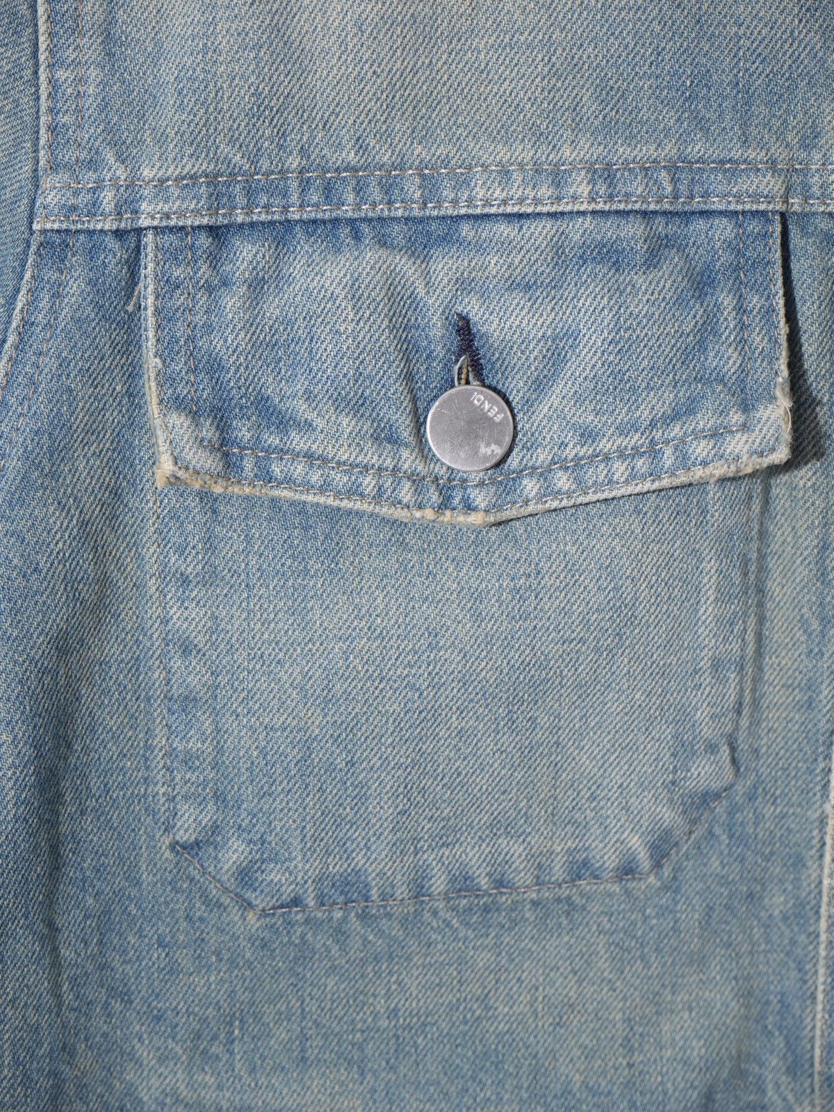 Fendi Fendi Denim Jacket sz XL Size US XL / EU 56 / 4 - 2 Thumbnail