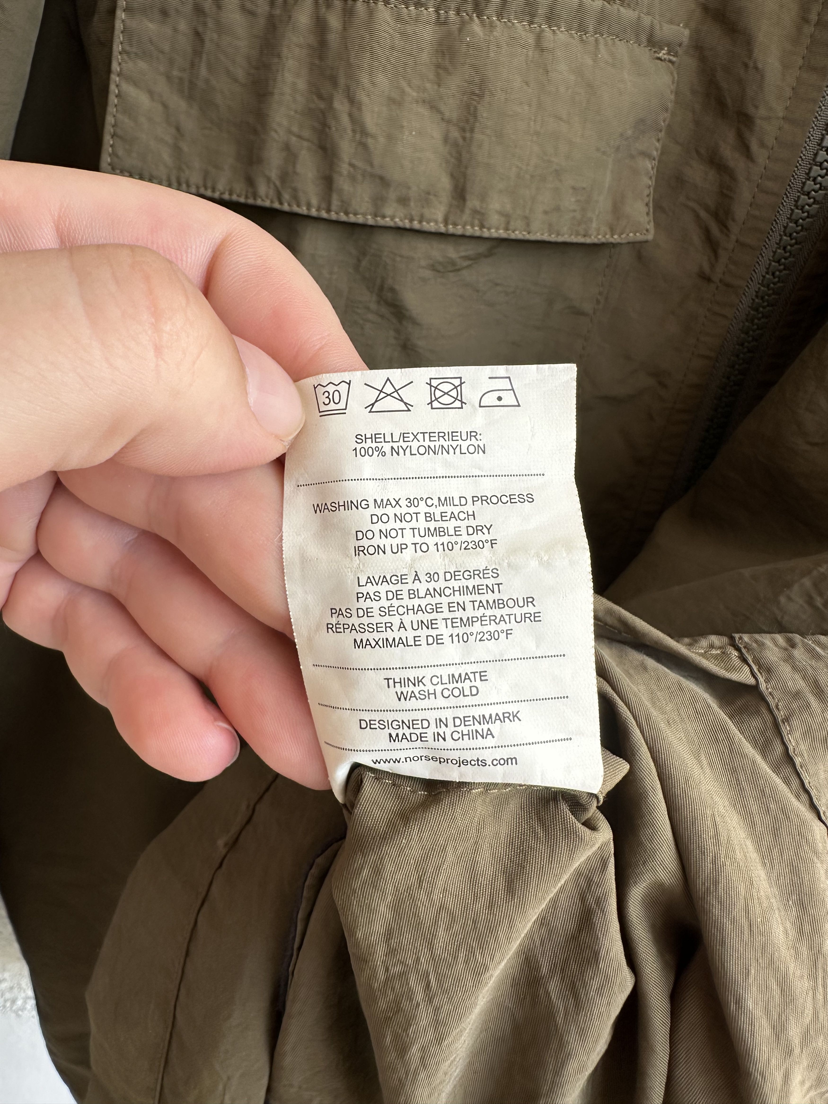 Norse Projects JENS ZIP OVERSHIRT Size US M / EU 48-50 / 2 - 6 Thumbnail