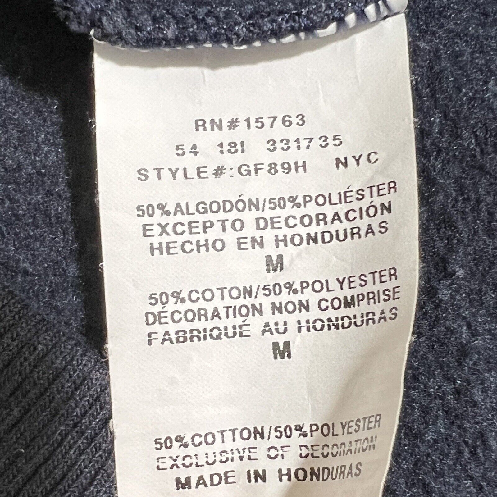 Champion Champion Men's Medium Hoodie Navy Blue Sweatshirt Size US M / EU 48-50 / 2 - 12 Thumbnail