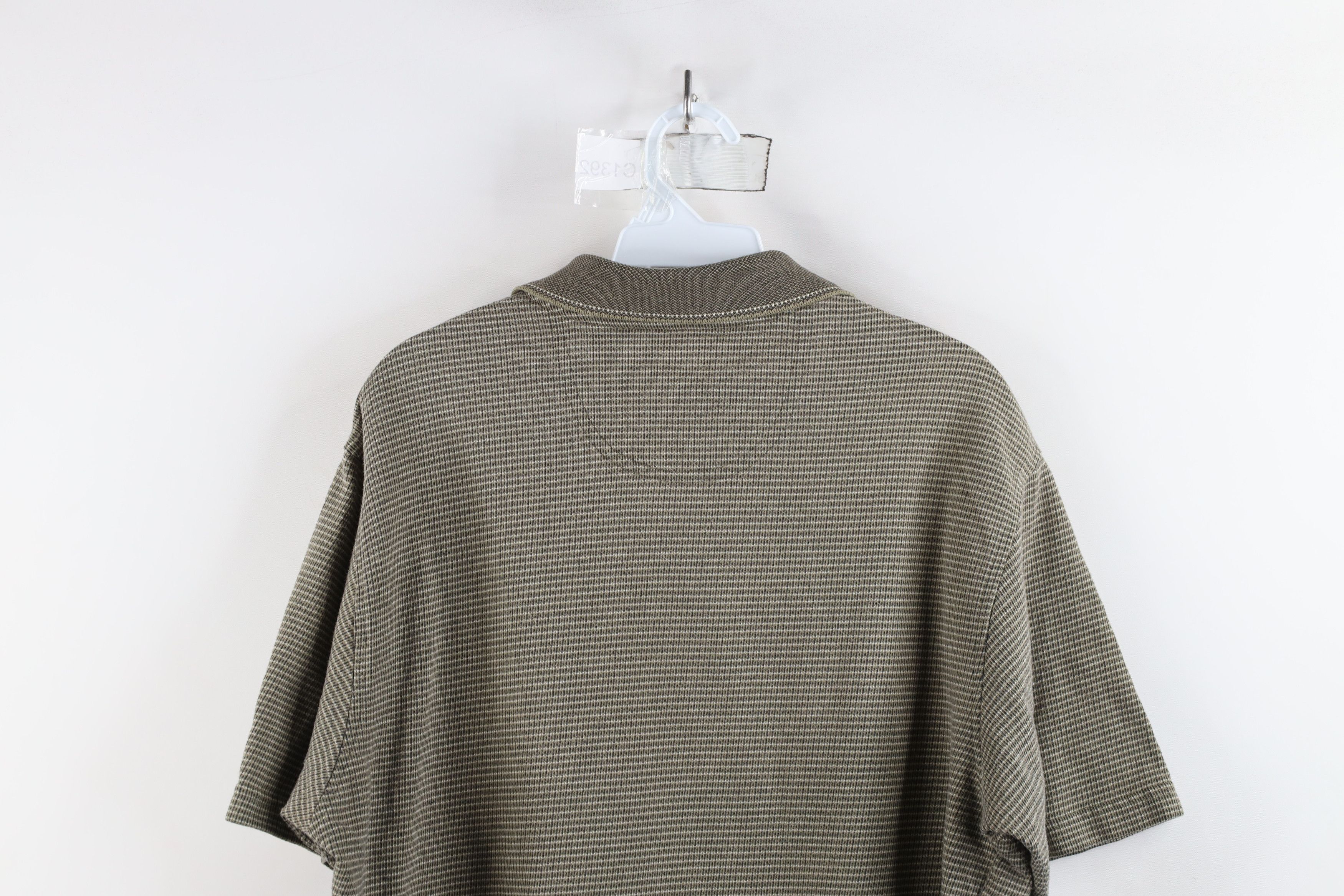 Vintage Vintage 90s Streetwear Striped Knit Collared Golf Polo Shirt Size US L / EU 52-54 / 3 - 10 Thumbnail