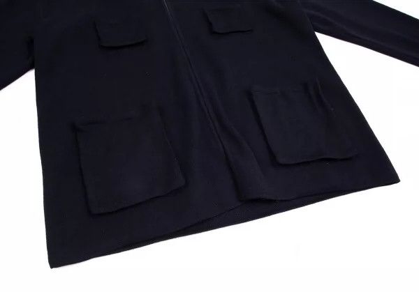 Yohji Yamamoto Yohji Yamamoto 1990 four-pocket wool zip knit jacket Size US M / EU 48-50 / 2 - 5 Thumbnail