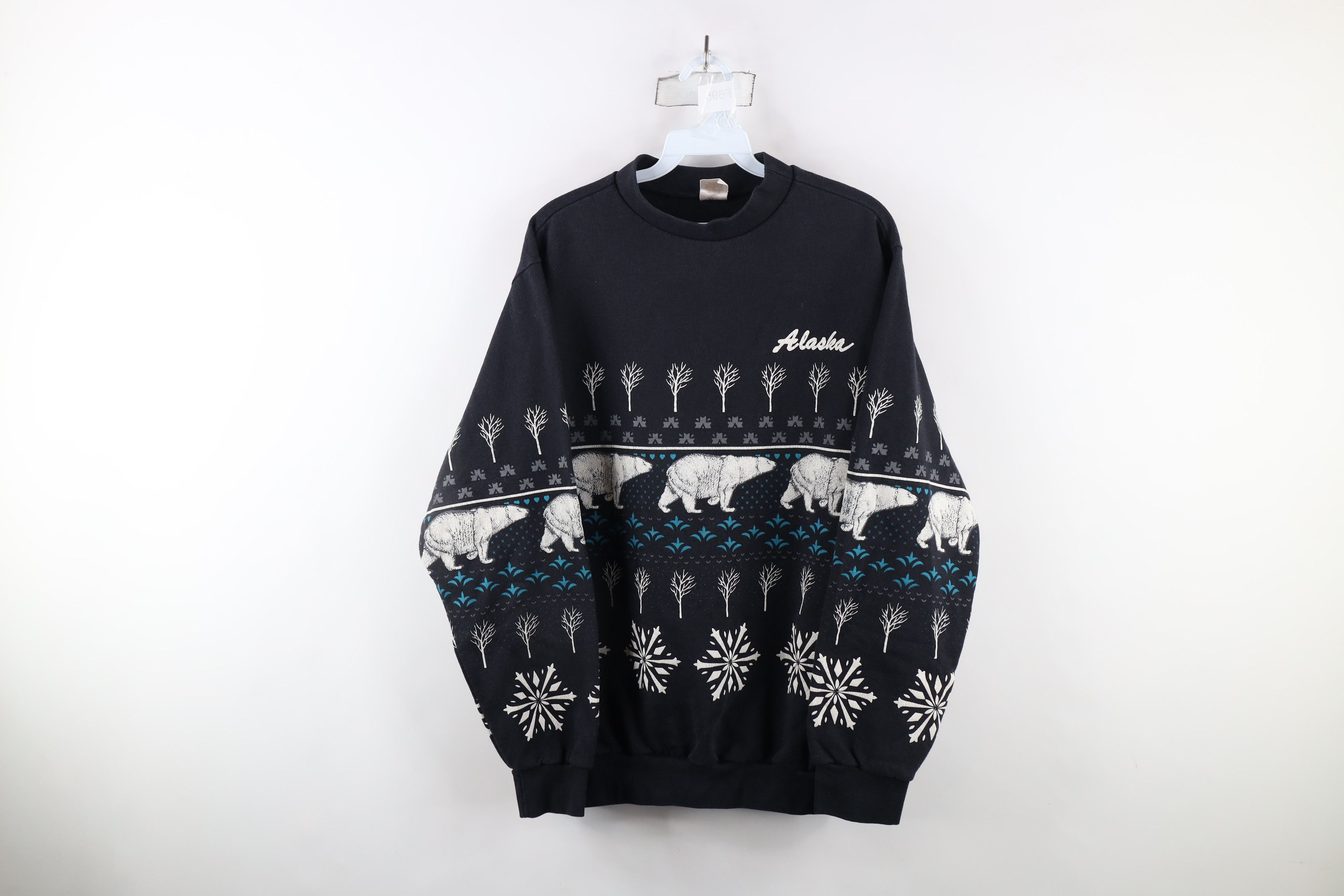 Vintage Vintage 90s Streetwear Bear All Over Print Sweatshirt USA Size XL / US 12-14 / IT 48-50 - 1 Thumbnail
