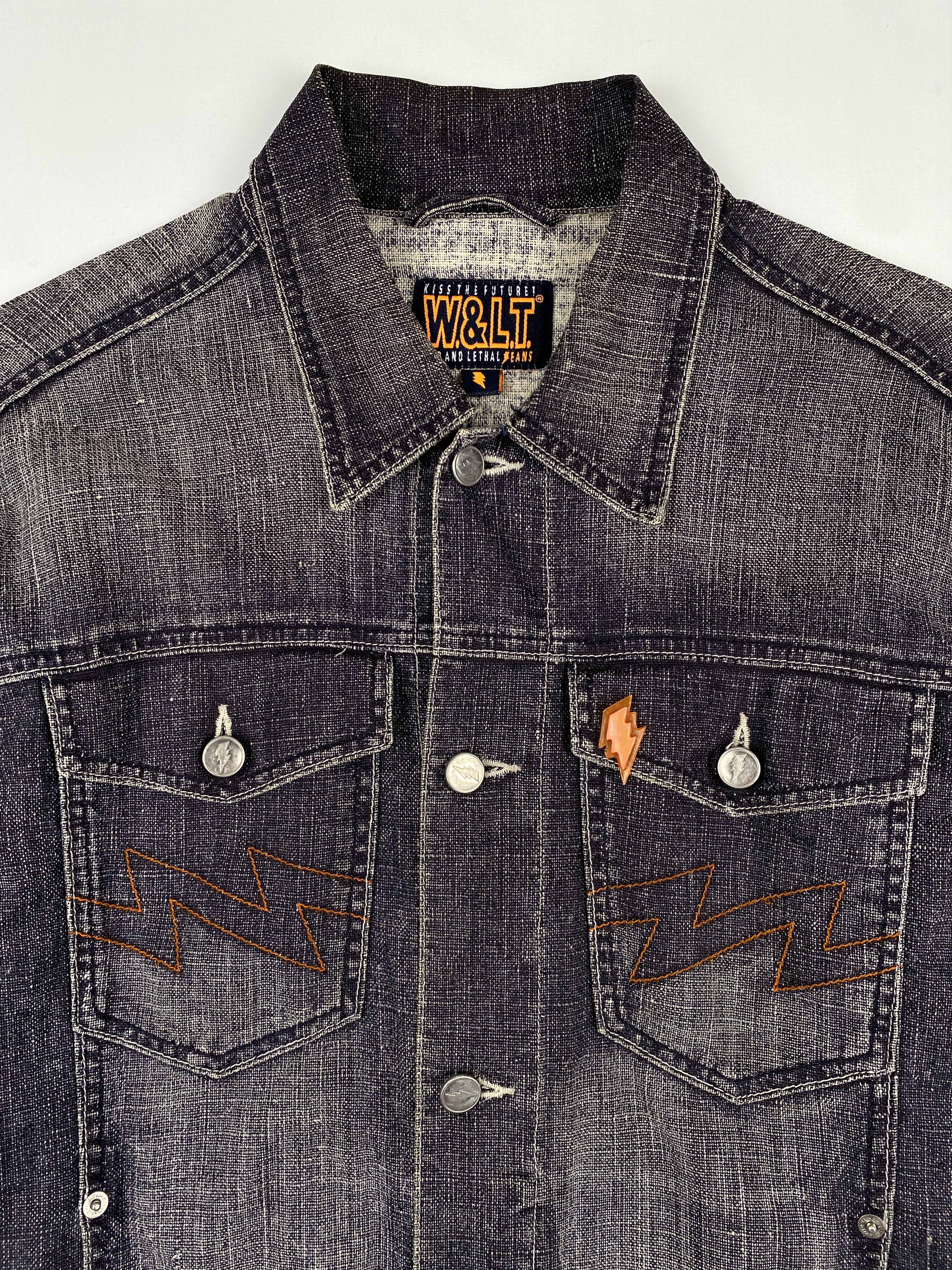 Walter Van Beirendonck Acid Wash Trucker Jacket Size US M / EU 48-50 / 2 - 4 Thumbnail