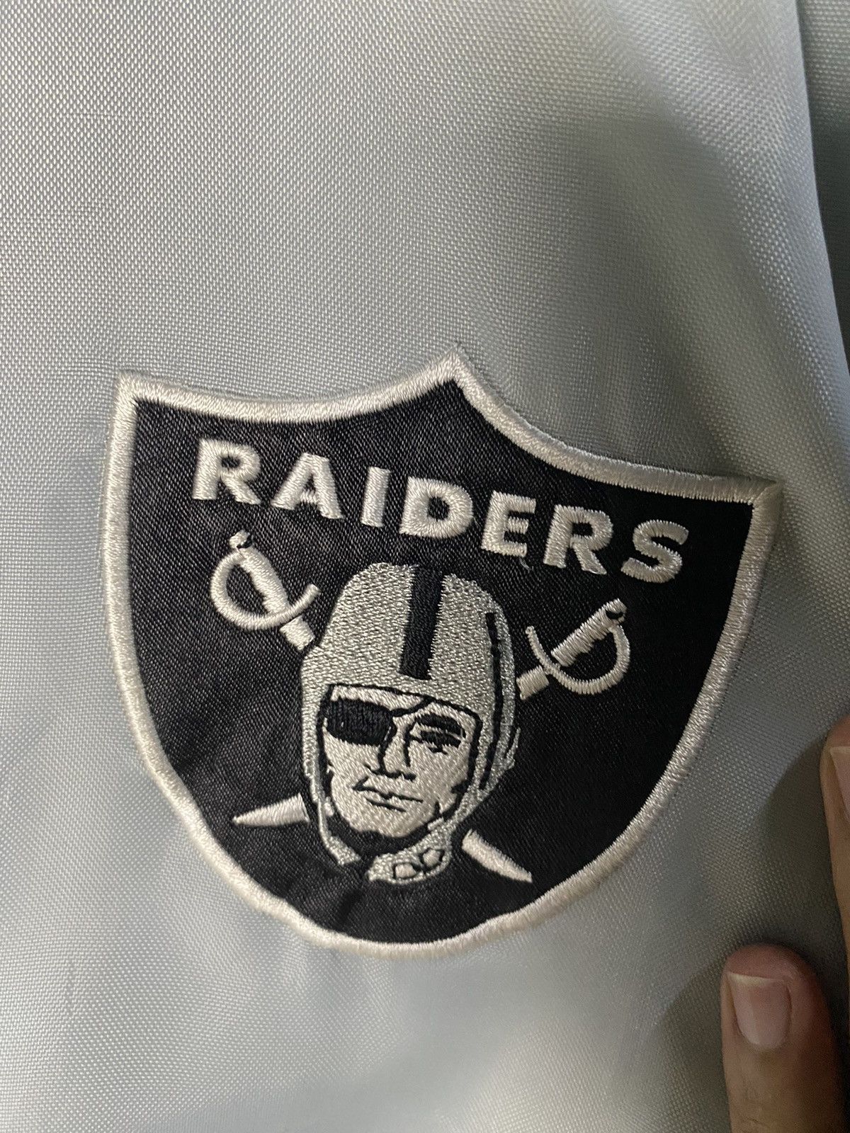 NFL Vintage 90s NFL Oakland Raiders Reversible Jacket Size US XXL / EU 58 / 5 - 6 Thumbnail