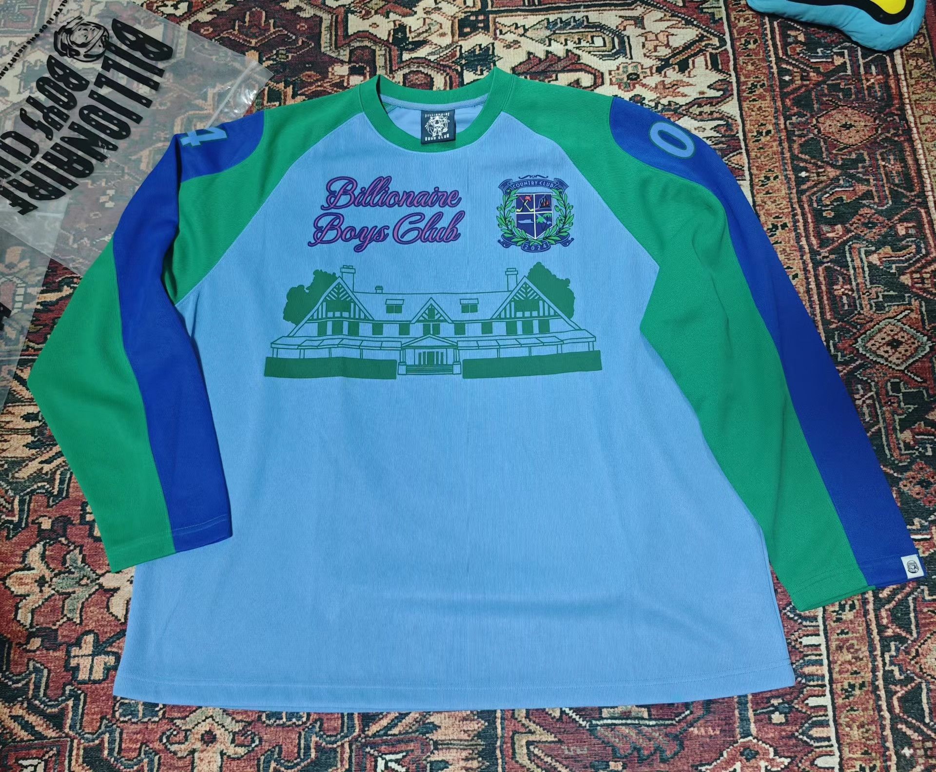 BILLIONAIRE BOYS CLUB Casual Long-Sleeve Hockey Jersey