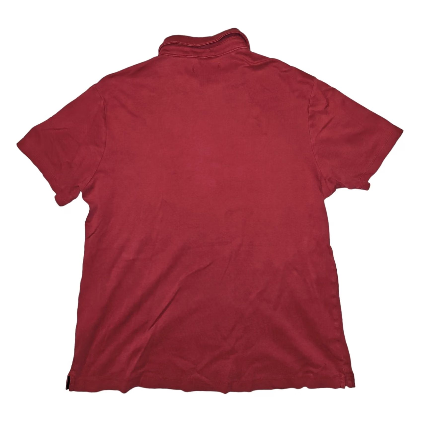Banana Republic Banana Republic Polo Shirt Mens Large Short Sleeve Maroon Golf Casual Preppy Embroidered Logo Cotton Regular Size US L / EU 52-54 / 3 - 5 Thumbnail