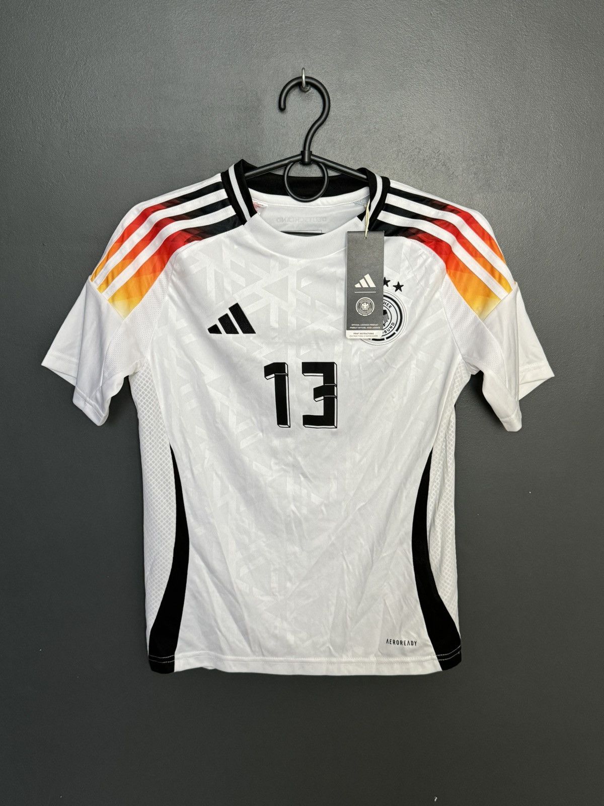 Adidas KIDS New Germany 24/25 Home Muller Football Jersey T-Shirt Size US XS / EU 42 / 0 - 2 Thumbnail