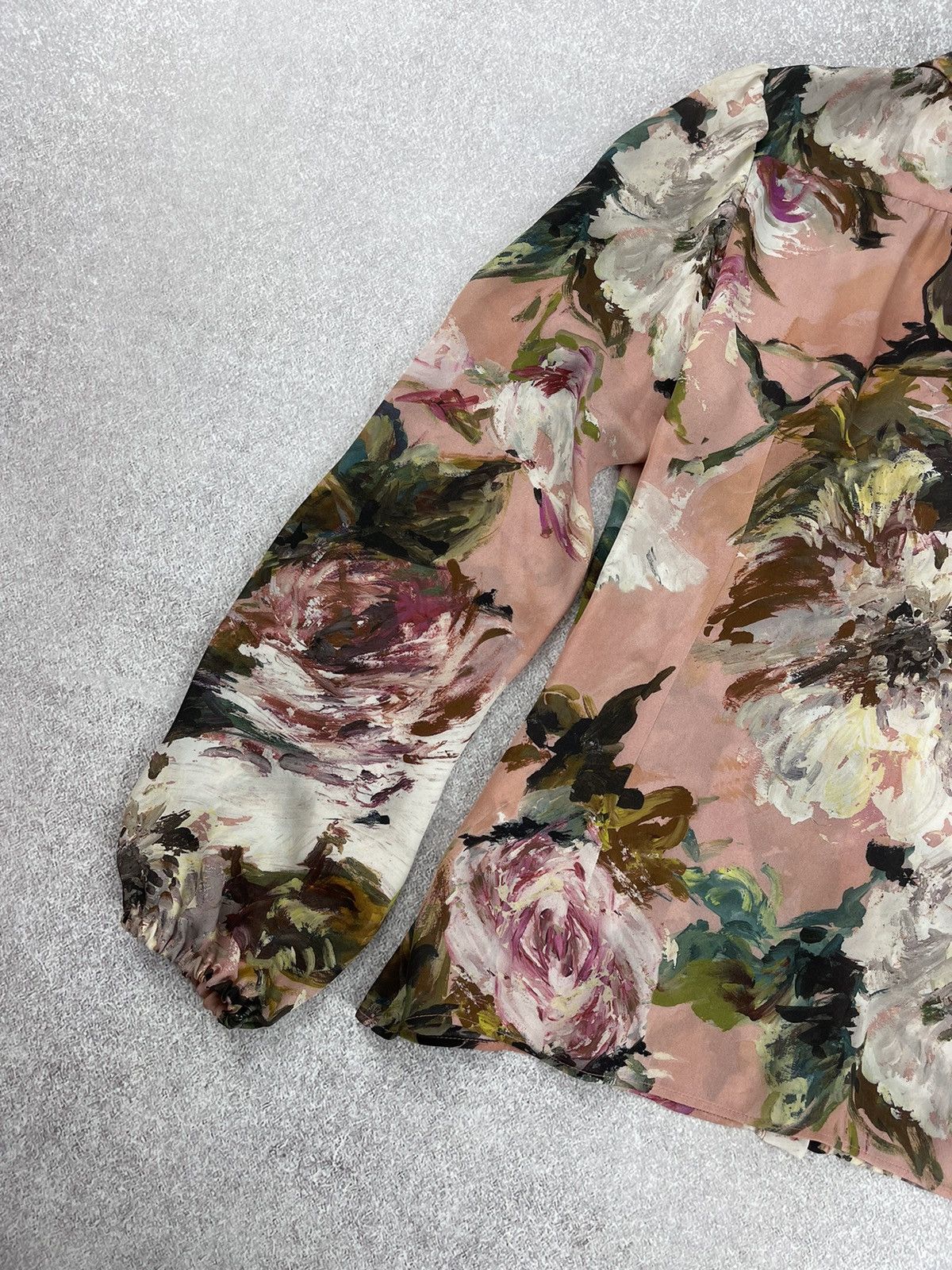 Dolce & Gabbana Dolce & Gabbana Floral Print Silk Blouse Shirt Size S / US 4 / IT 40 - 11 Thumbnail