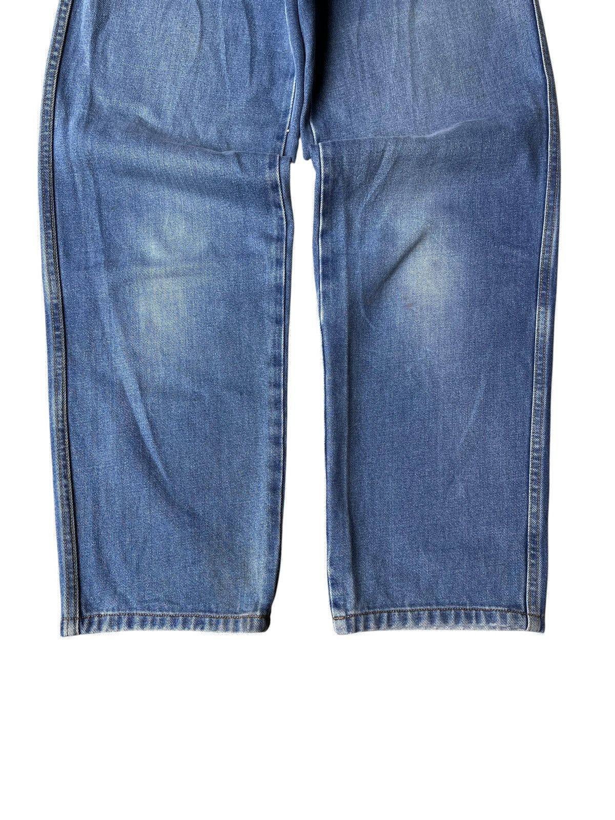 Yves Saint Laurent Yves Saing Laurent Leather Patch Denim Pants Size US 27 - 5 Thumbnail