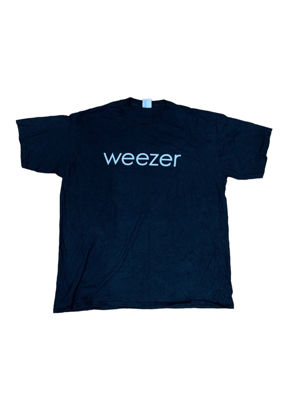 Band Tees × Vintage VINTAGE Y2K WEEZER SPELLOUT SHIRT Size US XL / EU 56 / 4 - 1 Thumbnail