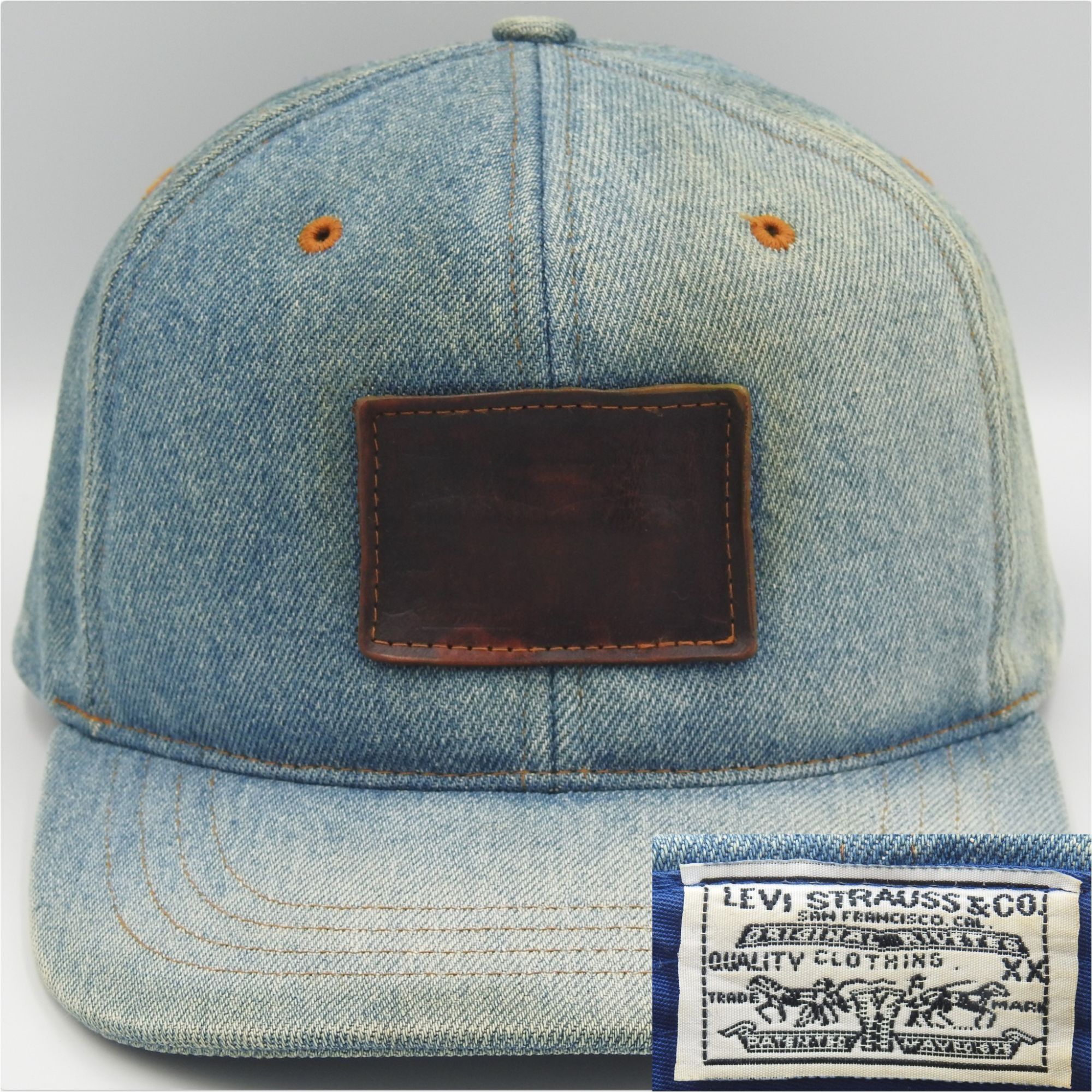 Levi's Vintage Levi's Levi Strauss Denim Strapback Trucker Light Wa Size ONE SIZE - 1 Thumbnail
