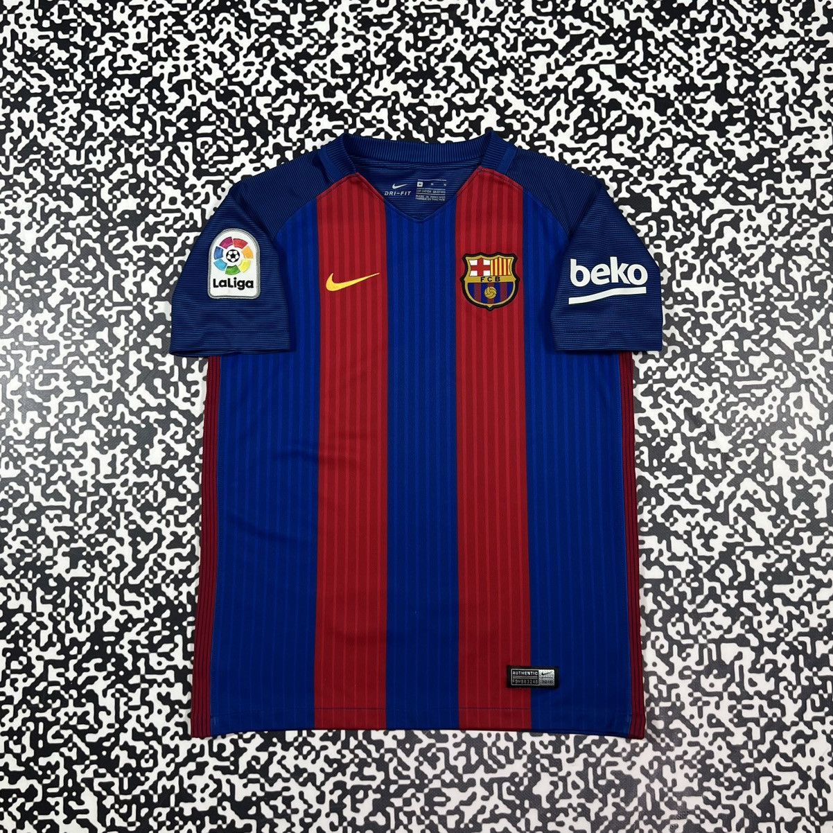 Nike Nike Barcelona Soccer Football Jersey Blokecore Retro Style Size XS / US 0-2 / IT 36-38 - 3 Thumbnail