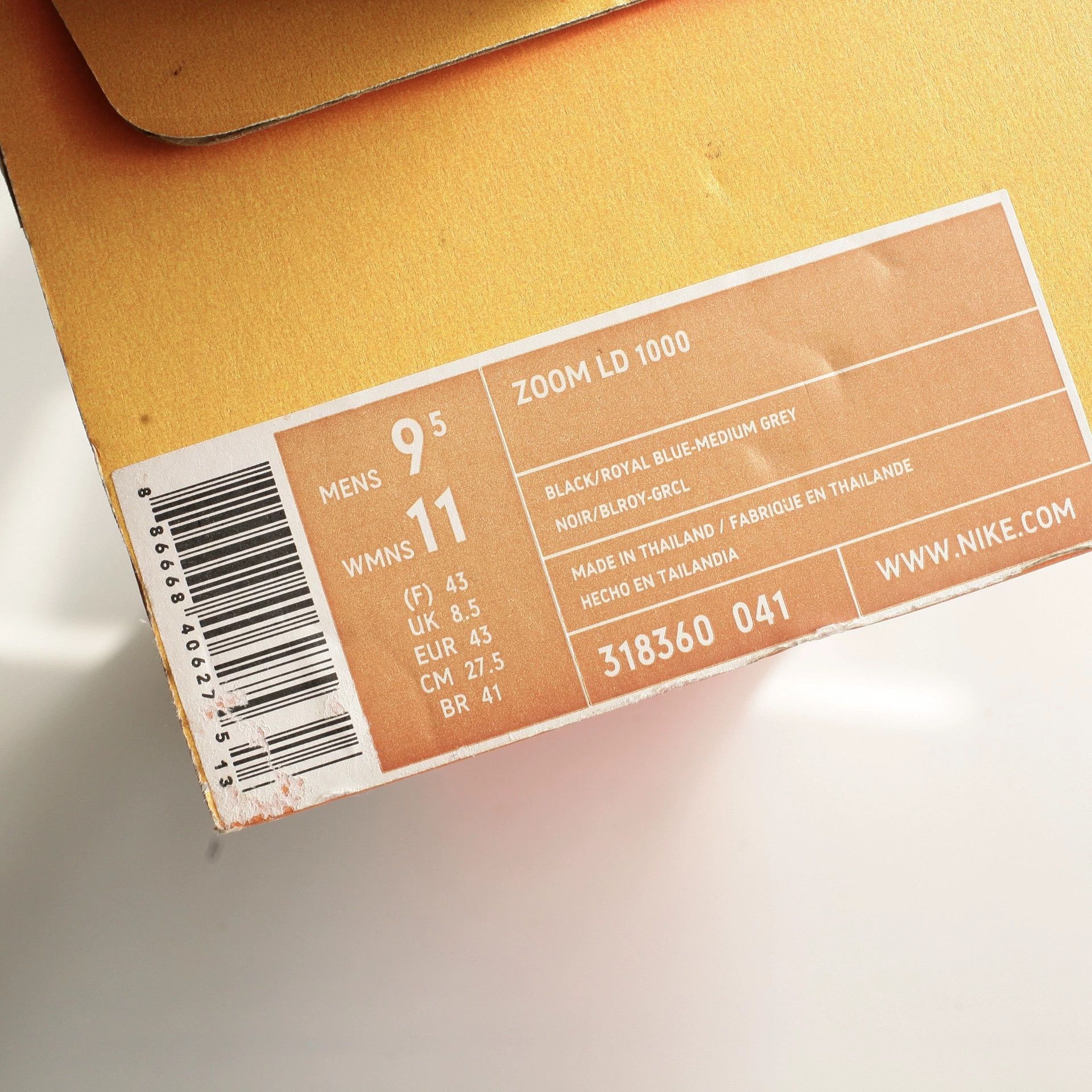 Nike Nike Zoom LD1000 07 VNTG US9.5/10 New Rare Original Box Size US 9.5 / EU 42-43 - 7 Thumbnail