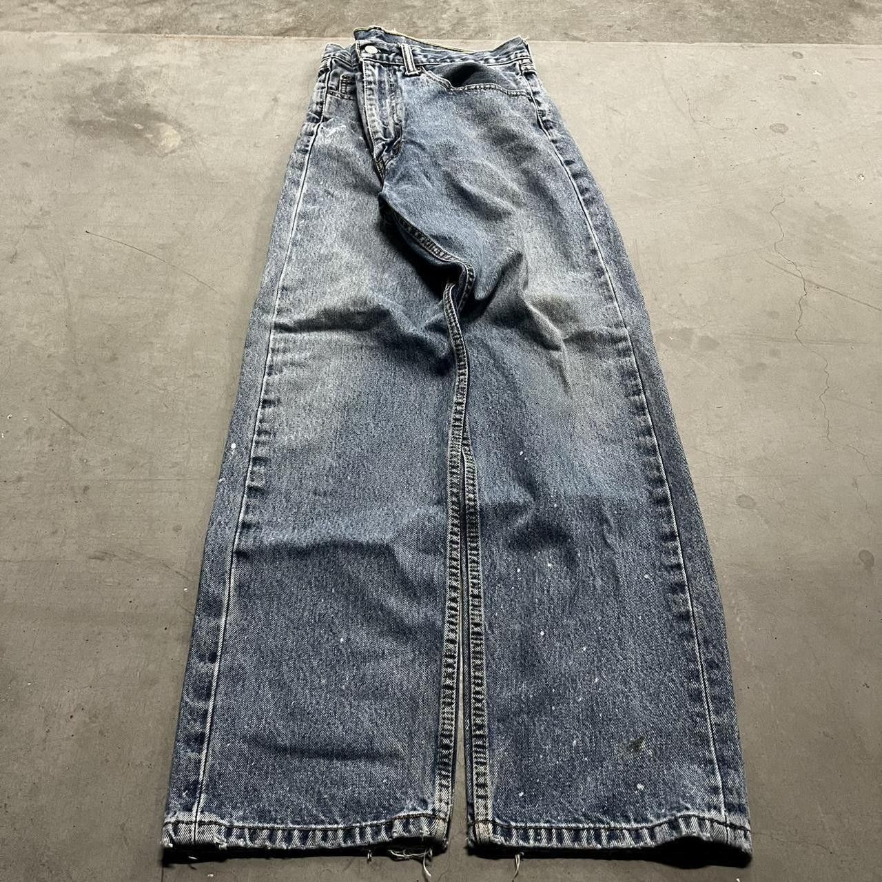 Levi's Crazy Vintage Y2K/2000s Levis 505 Skater Style Medium Wash Denim Jeans! Size US 35 - 3 Thumbnail