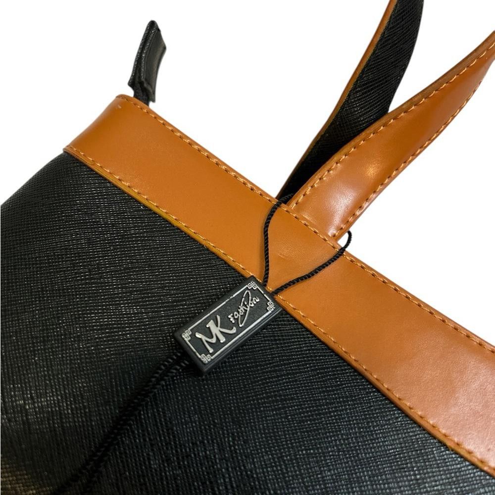 Designer MK Signature Black and Tan shoulder Bag Size ONE SIZE - 5 Thumbnail
