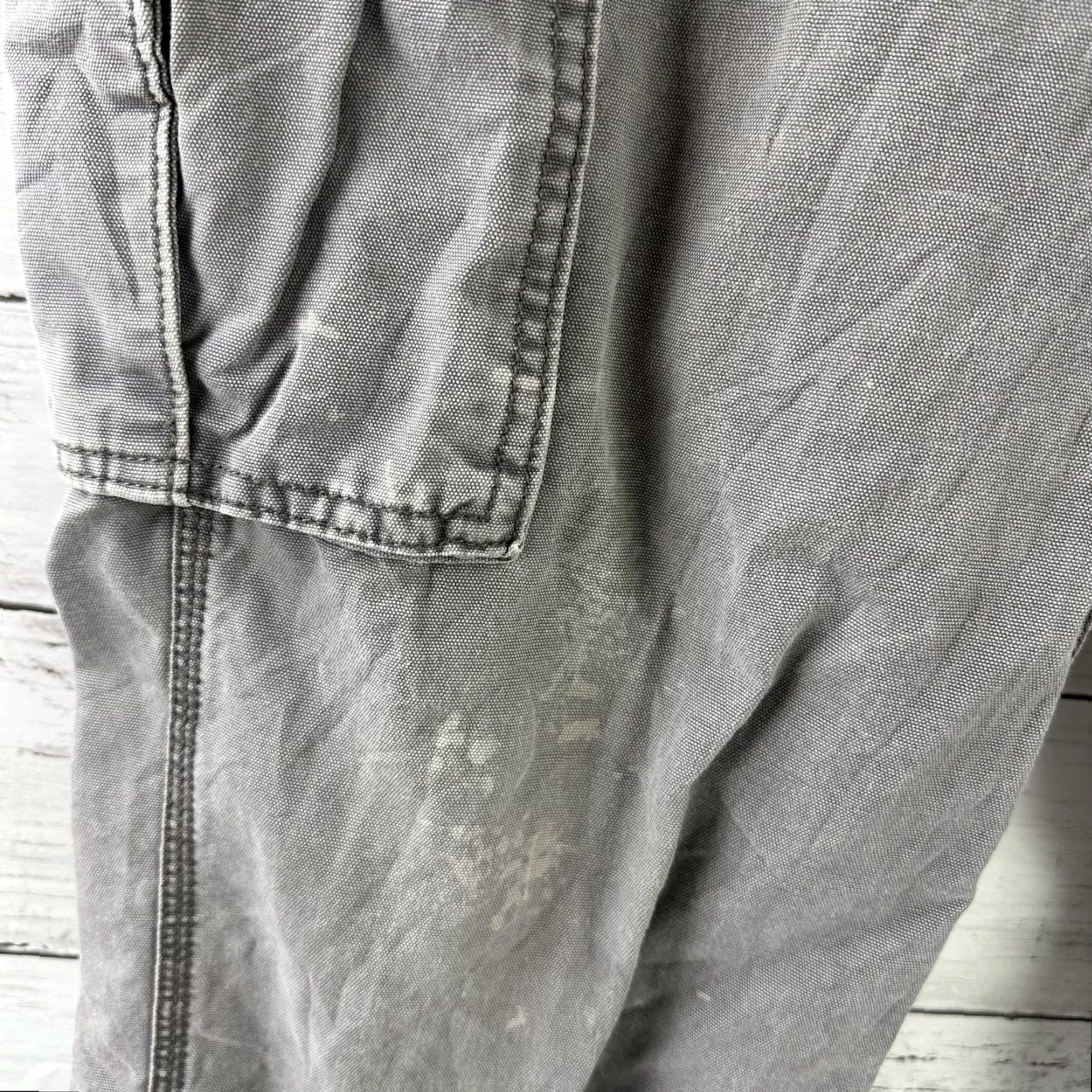 Carhartt Carhartt Cargo Pants Mens 36x32 Gray Workwear Casual Relaxed Fit Grunge Utility Pockets Solid Cotton Canvas Jeans Pants Mens Size US 36 / EU 52 - 7 Thumbnail