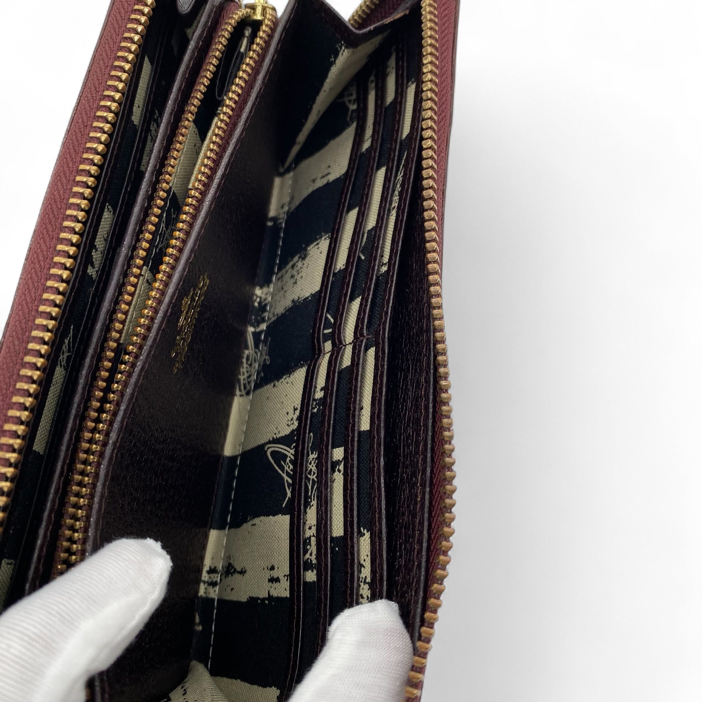 Vivienne Westwood Vivienne Westwood ORB Long Wallet Round Zip Size ONE SIZE - 5 Thumbnail