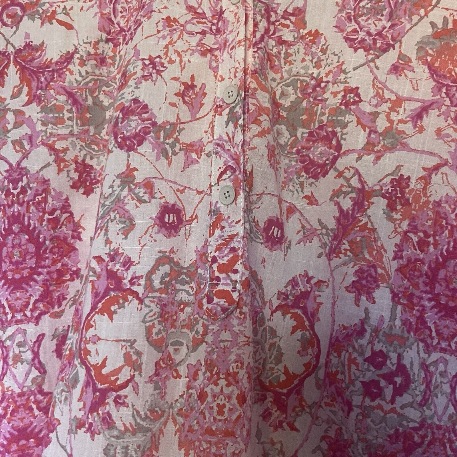 Rebecca Taylor Women’s Rebecca Taylor Pink Floral Blouse Size 6 Size M / US 6-8 / IT 42-44 - 4 Thumbnail