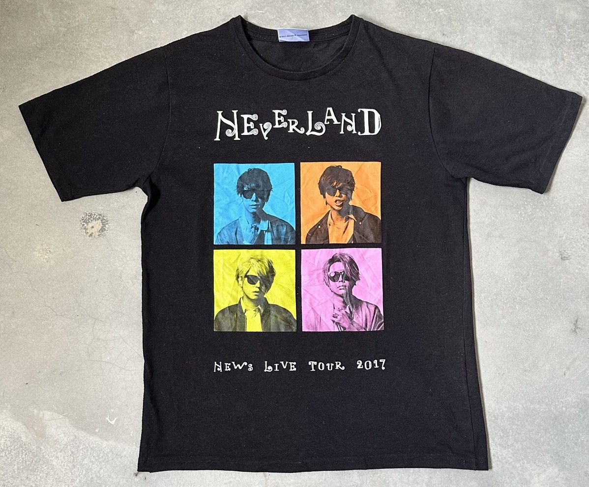 Japanese Brand NEVERLAND NEWS LIVE TOUR 2017 J-POP TEE Size US M / EU 48-50 / 2 - 1 Thumbnail