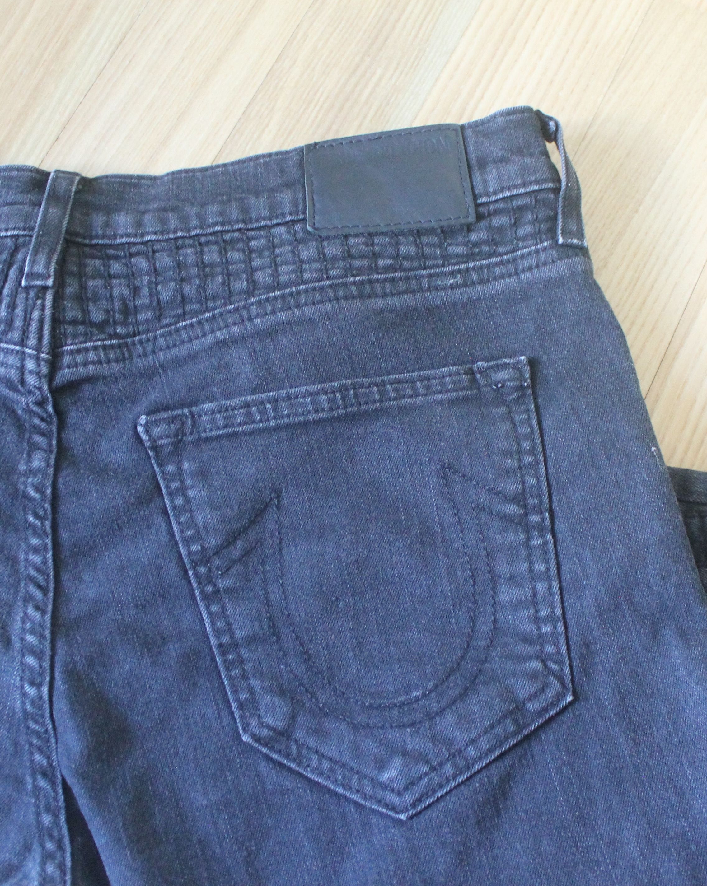 True Religion True Religion Geno Biker Denim Jeans Size US 33 - 10 Thumbnail