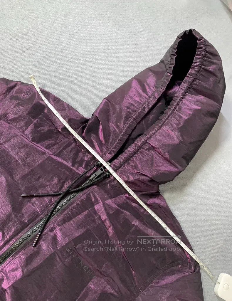 Givenchy Givenchy Purple Metallic Reflective Hooded Windbreaker Size US S / EU 44-46 / 1 - 7 Thumbnail