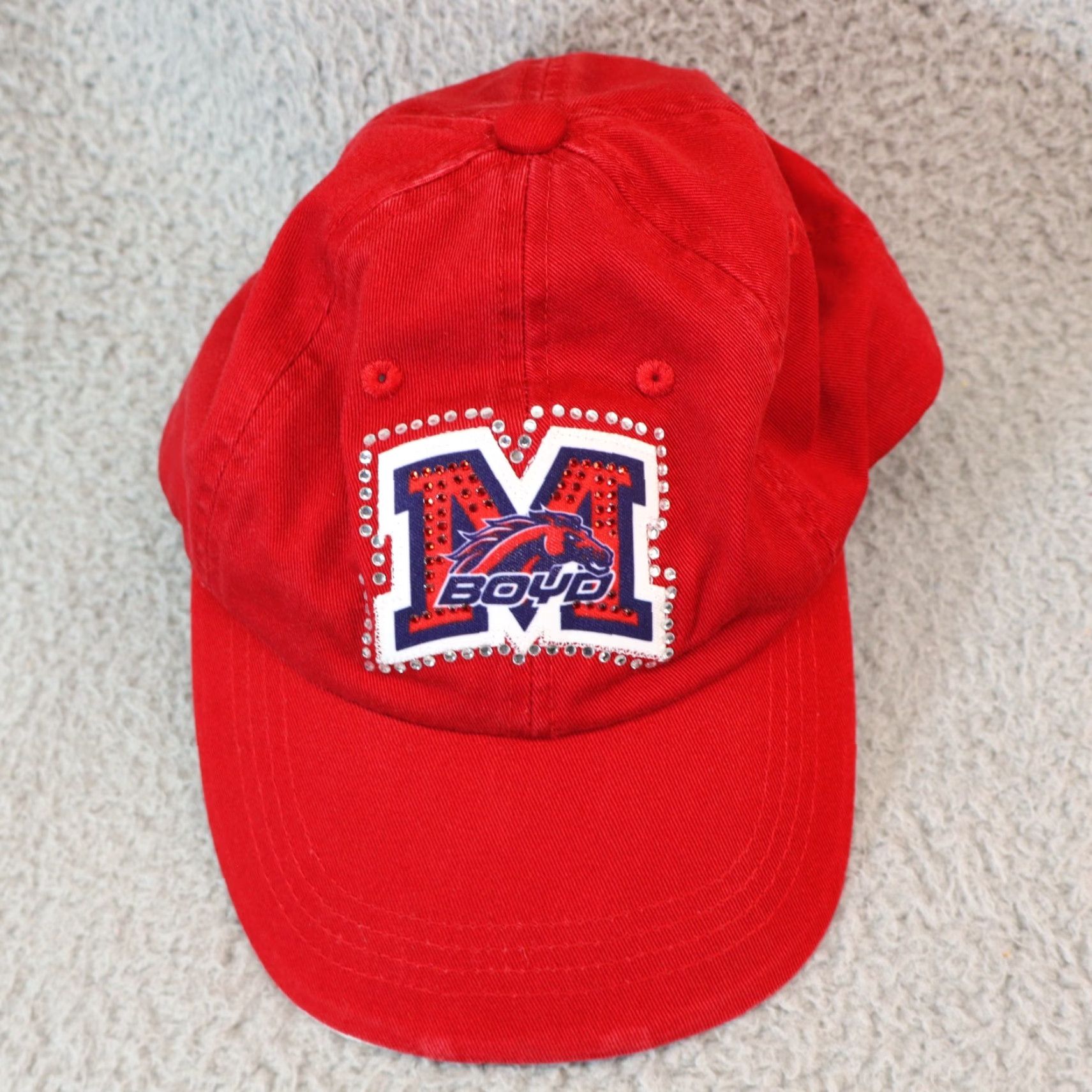 Coach McKinney Boyd Broncos Strapback Hat Unisex Adults One Size Black Cotton The Game Vintage No Size ONE SIZE - 3 Thumbnail
