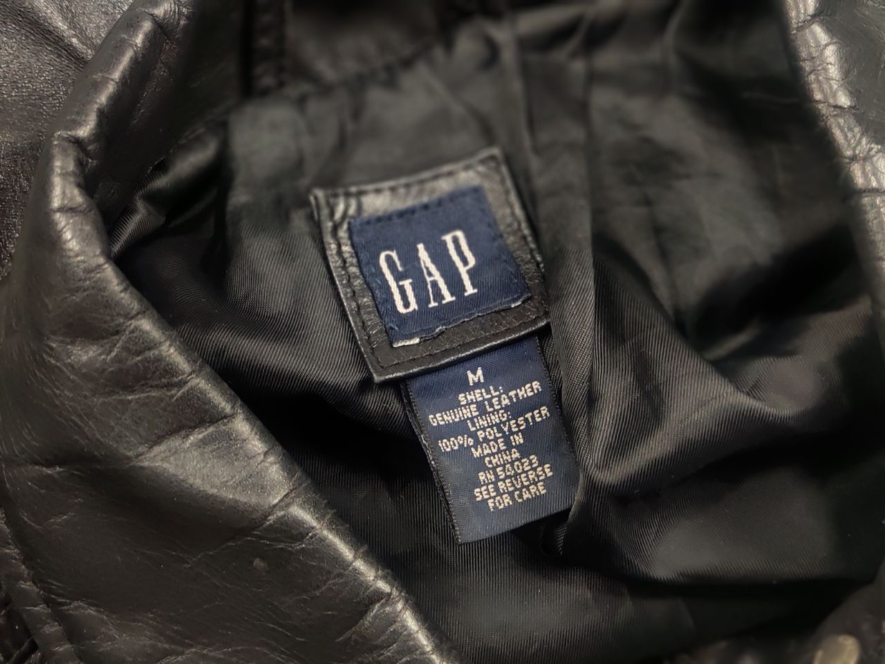 Gap Rare Gap Vintage 1999 Dyed Leather Trucker Rockstar Jacket Size M / US 6-8 / IT 42-44 - 14 Thumbnail