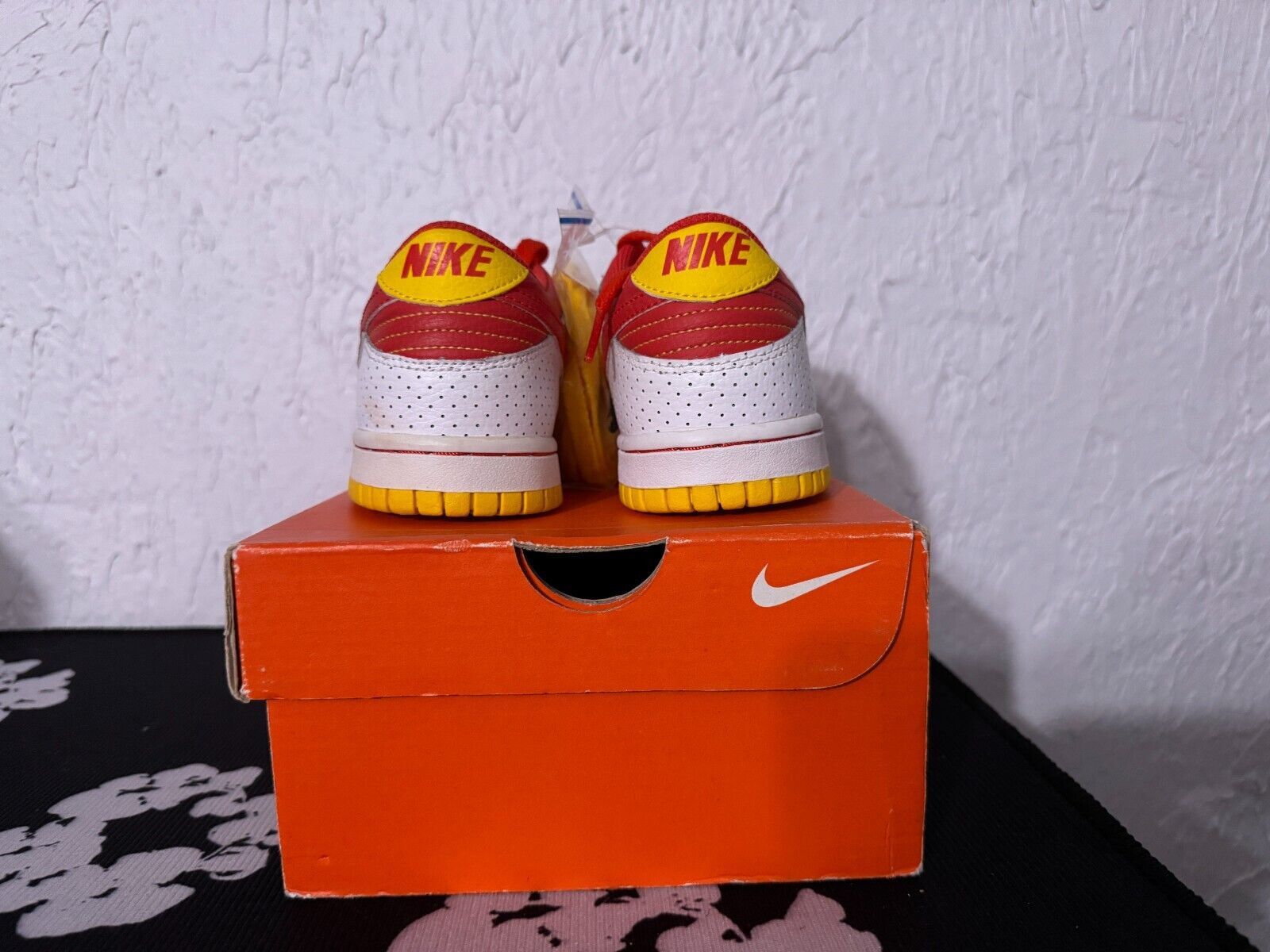 Nike × Vintage Nike NYX Dunk Low Ronald McDonald White Red Yellow US 4Y Size US 5.5 / IT 35.5 - 7 Thumbnail