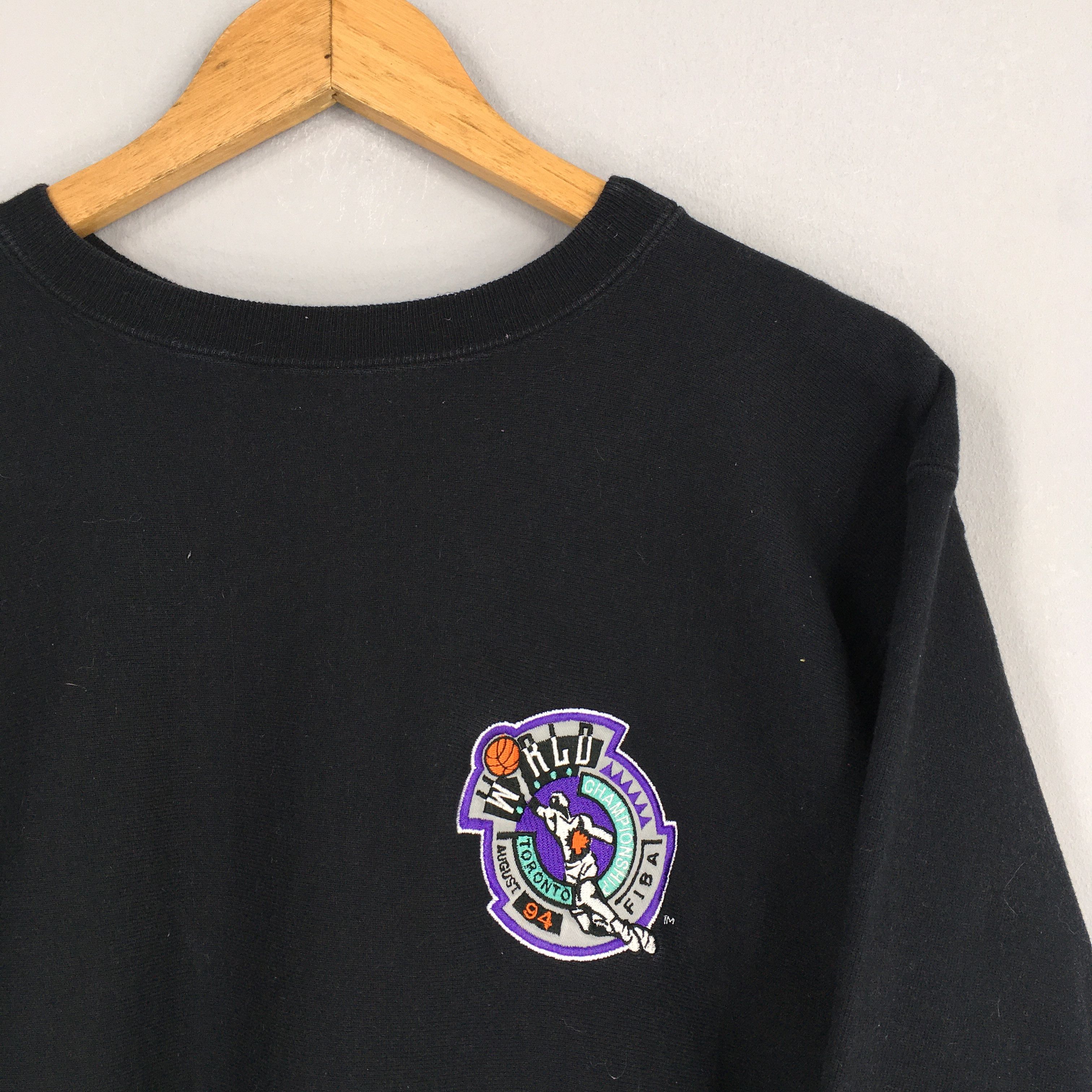 Champion × NBA Vintage 80s Champion Reverse Weave Basketball Sweatshirt L Size US L / EU 52-54 / 3 - 2 Thumbnail