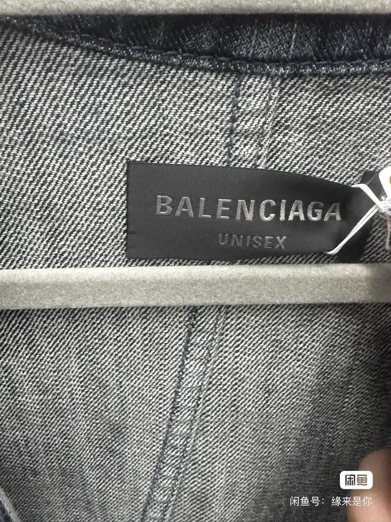 Balenciaga Balenciaga Denim Jacket Size US XS / EU 42 / 0 - 3 Thumbnail