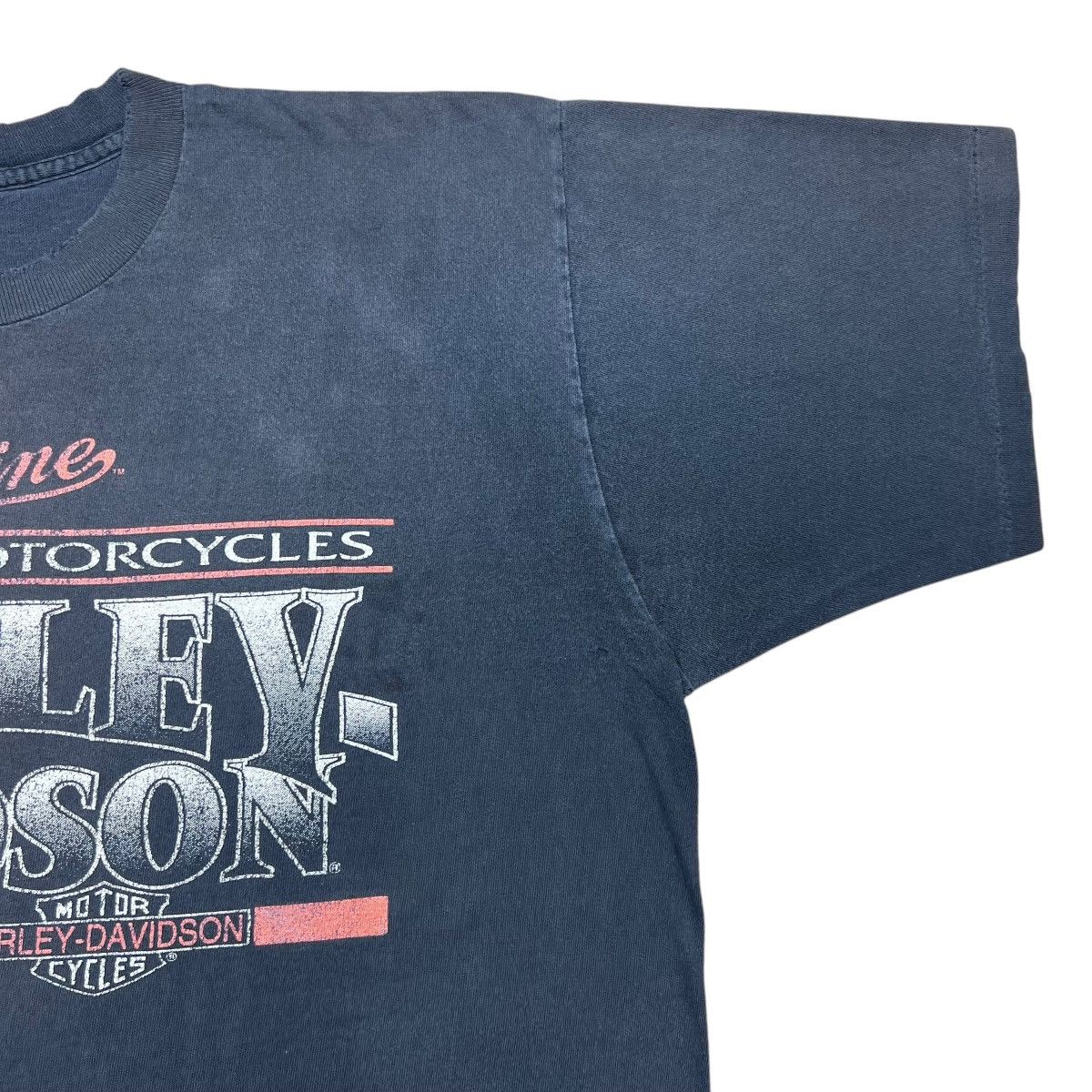 Harley Davidson × Vintage 1995 Harley Davidson Motorcycle Honolulu Hawaii Graphic Tee Size US XL / EU 56 / 4 - 9 Thumbnail