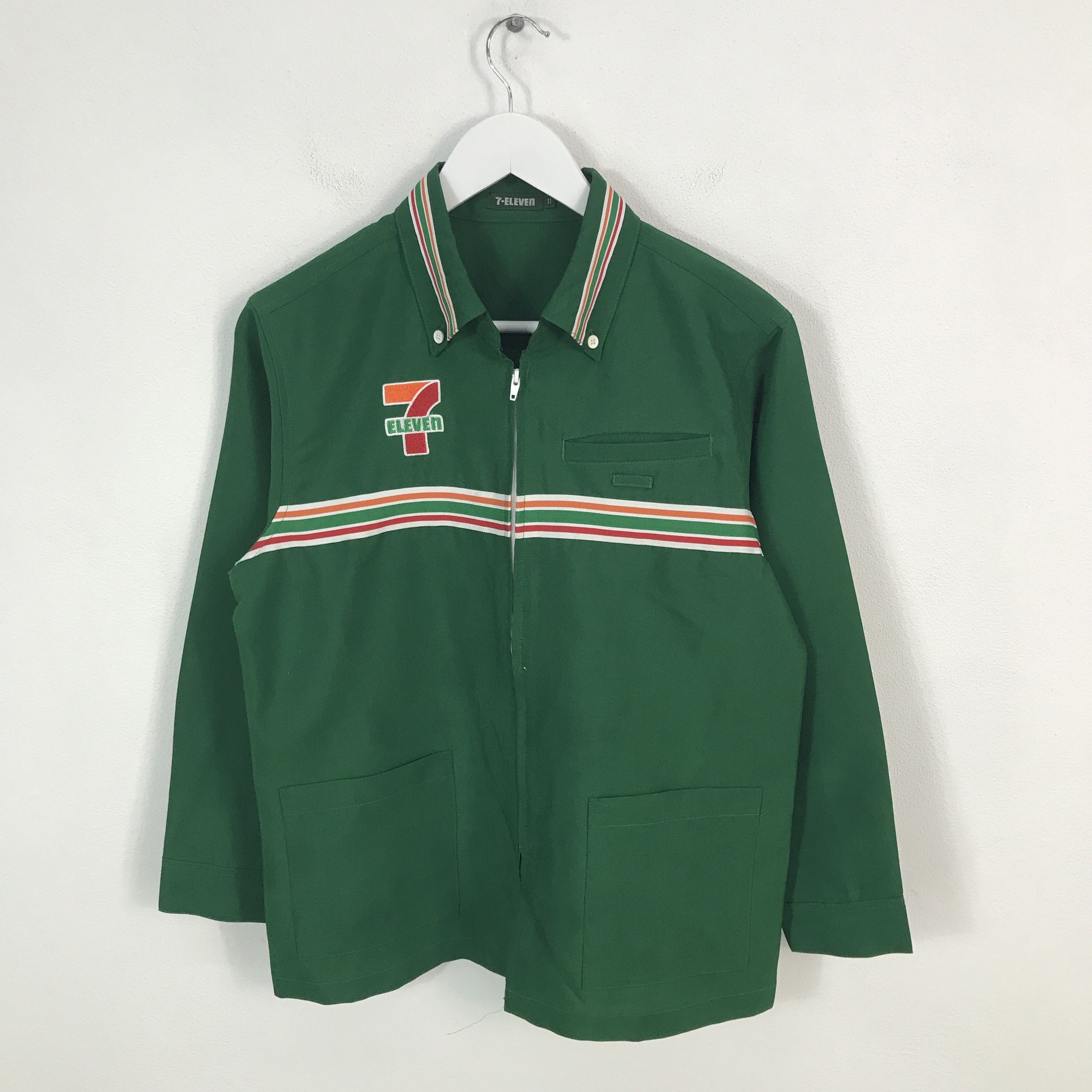 Japanese Brand × Vintage Rare Og vintage 7 eleven japan uniform jacket Size US M / EU 48-50 / 2 - 1 Thumbnail