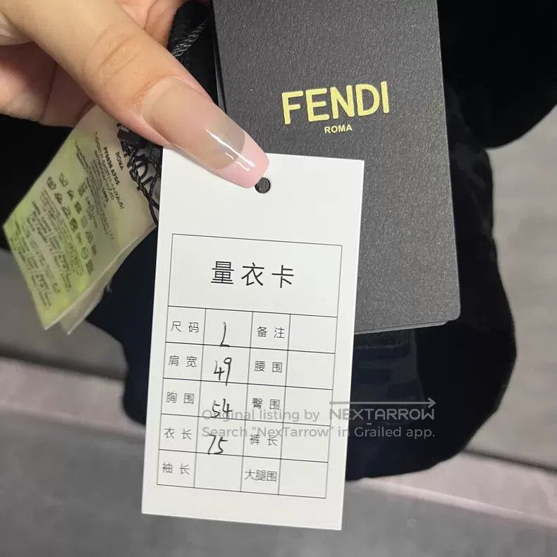 Fendi Fendi Black and Brown Full Print Double F Logo Letter印花 Sh Size US L / EU 52-54 / 3 - 5 Thumbnail