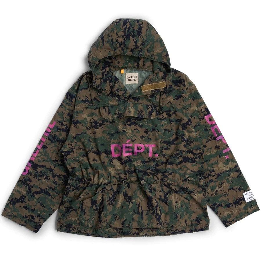 Gallery Dept. o1mle0326 Digital Camo Anorak Jacket in Camo Green Size US L / EU 52-54 / 3 - 1 Preview