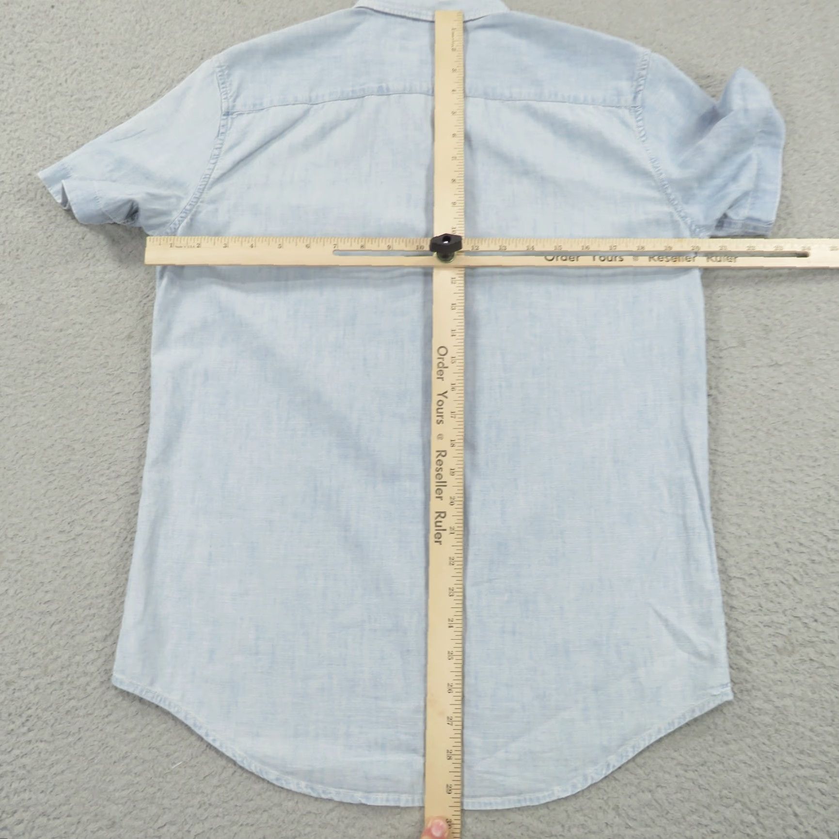 Vintage Denim & Supply Ralph Lauren Shirt Mens Small Blue Button Down Lightweight Jean Size US S / EU 44-46 / 1 - 6 Thumbnail