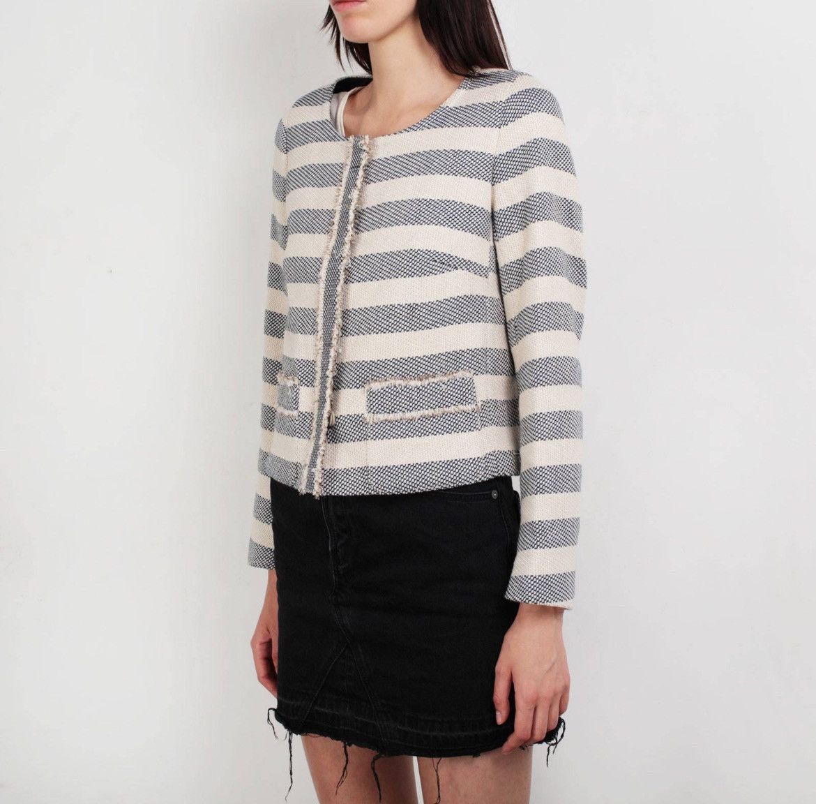 Designer × Weekend Max Mara Max Mara Weekend Fringe Blazer Size M / US 6-8 / IT 42-44 - 1 Thumbnail