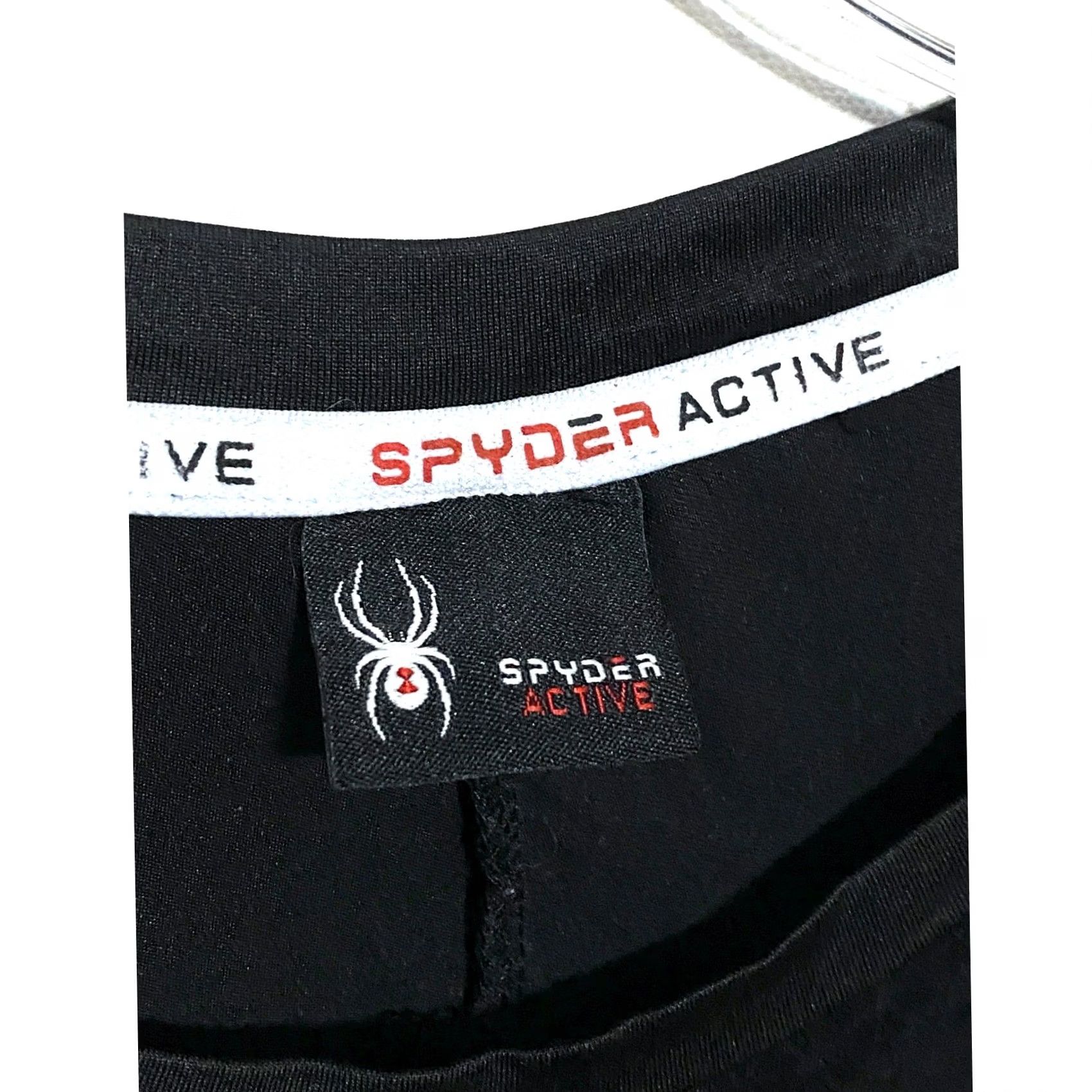 Spyder Spyder Shirt Mens L Black Camouflage Short Sleeve Athletic Run ProW Span 91% Polyester 9% Spandex Athleisure Gym Workout Movement Casual Activewear Size US L / EU 52-54 / 3 - 5 Thumbnail