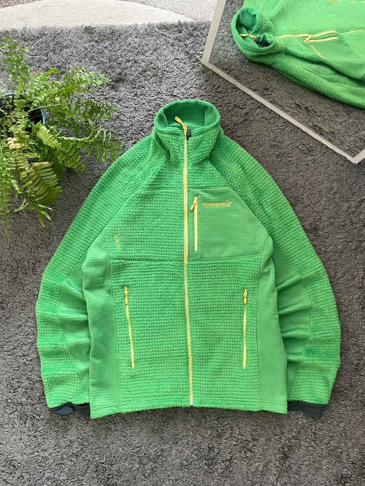 Norrona 00s Norrona Zip-Hoodie Fleece Gorpcore Outdoor Logo Rare Size US XL / EU 56 / 4 - 1 Thumbnail