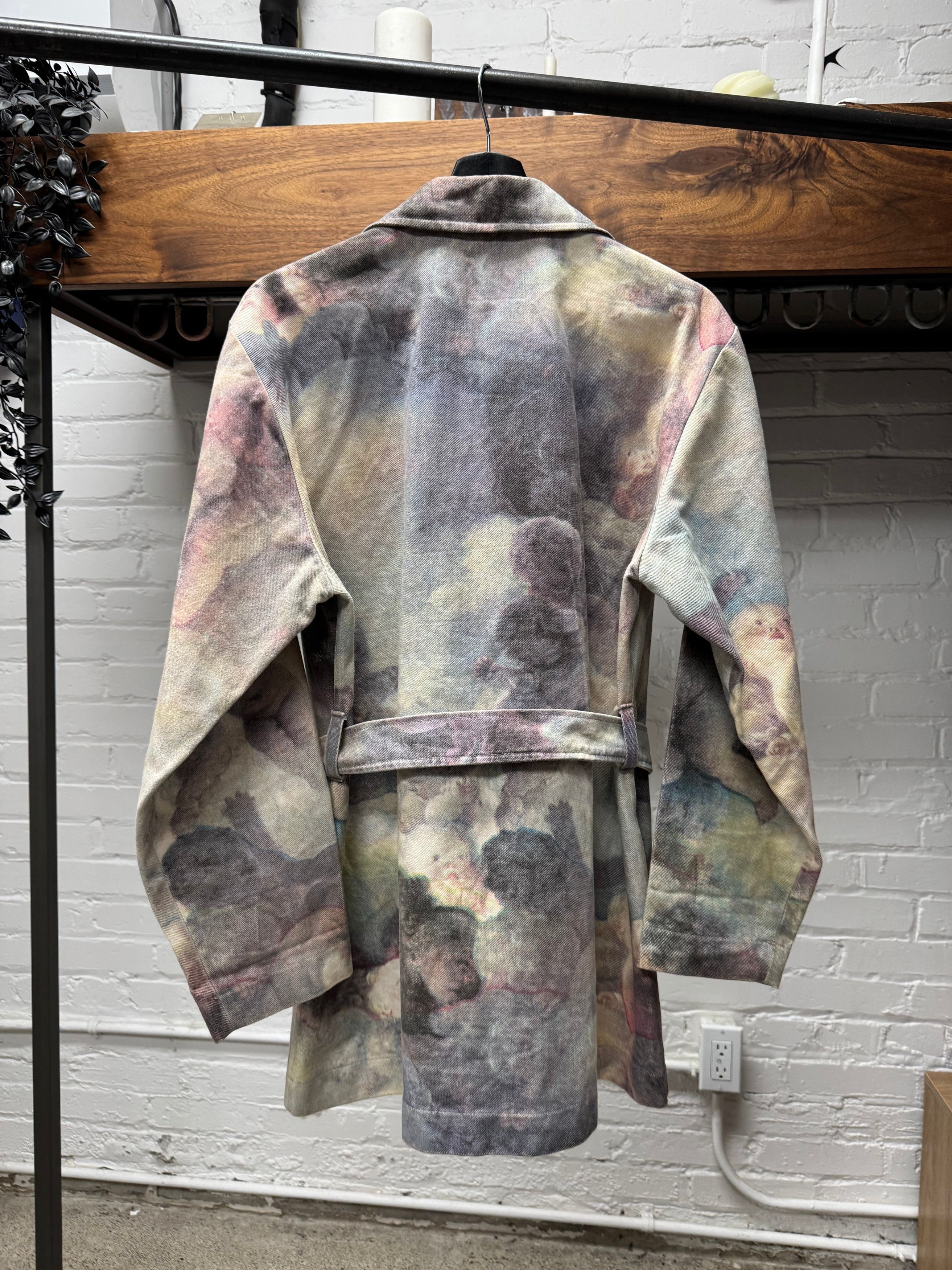 Vivienne Westwood AW1991 Vivienne Westwood ‘Swarm Of Cupids’ Belted Denim Chore Coat Size US L / EU 52-54 / 3 - 5 Thumbnail