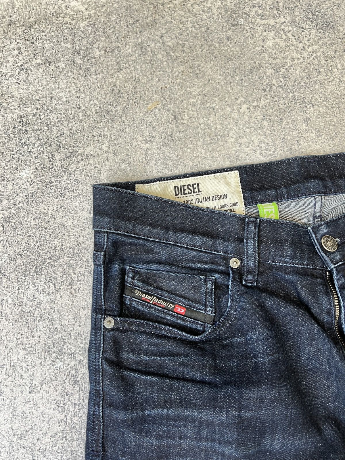 Diesel × Vintage Vintage Diesel D-Strukt Archival Denim Pants Size US 32 / EU 48 - 6 Thumbnail