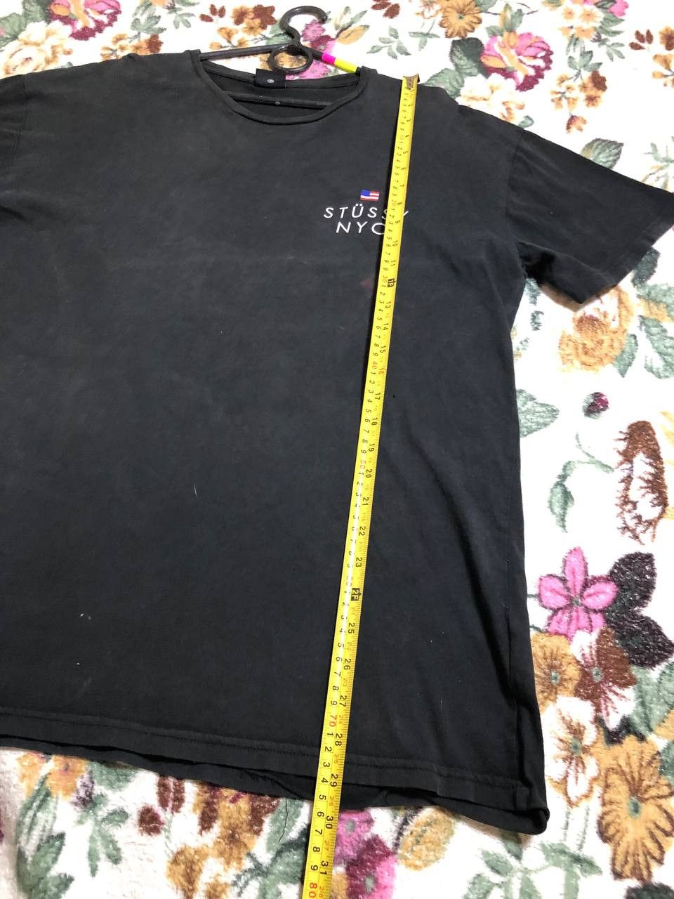 Stussy T-Shirt black Streetwear Y2K Stussy Vintage big print Size US L / EU 52-54 / 3 - 13 Thumbnail