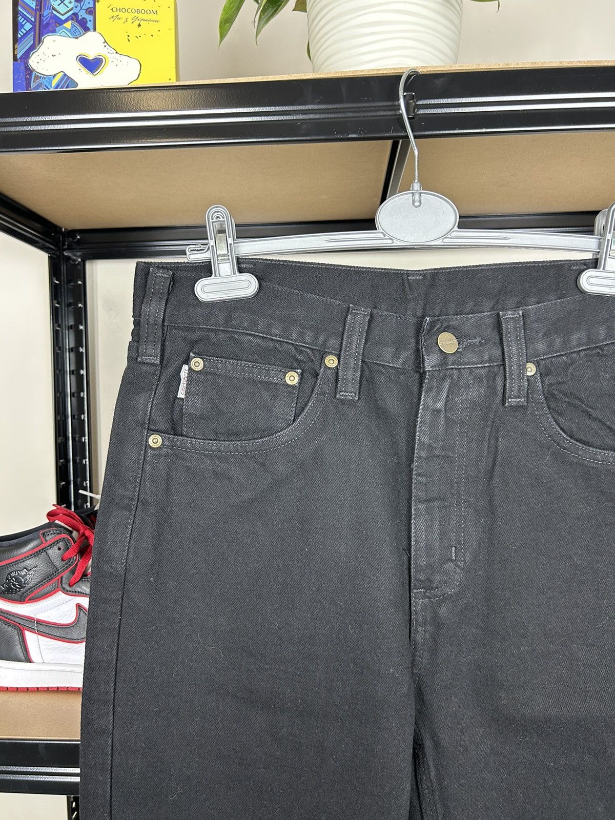 Carhartt × Vintage Vintage 1990s Carhartt Black Essential Carpenter Pants Size US 32 / EU 48 - 5 Thumbnail