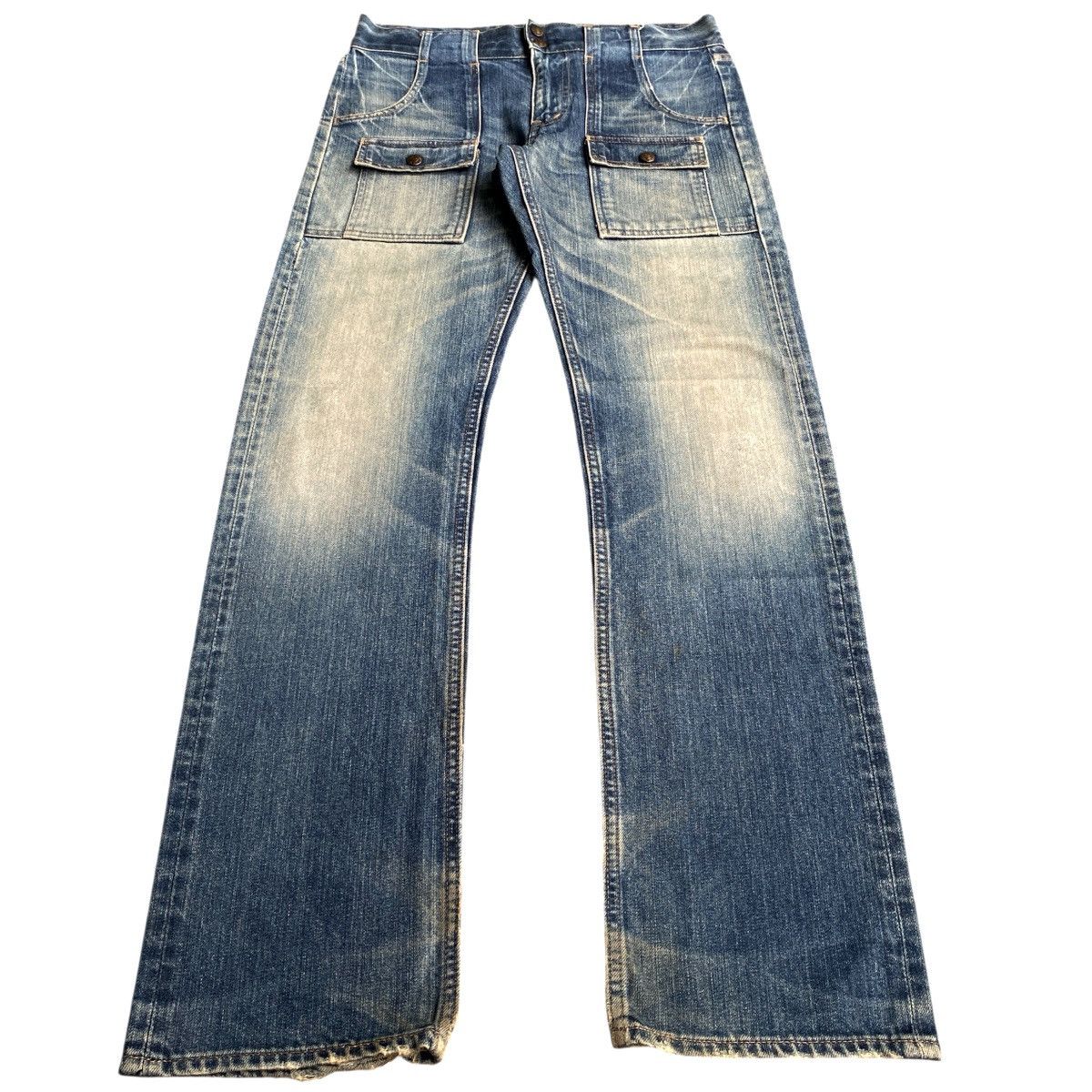 Kapital Yellow Division Ebisu Tokyo Fatigue Bush Pants OG Army Denim Size US 30 / EU 46 - 1 Thumbnail
