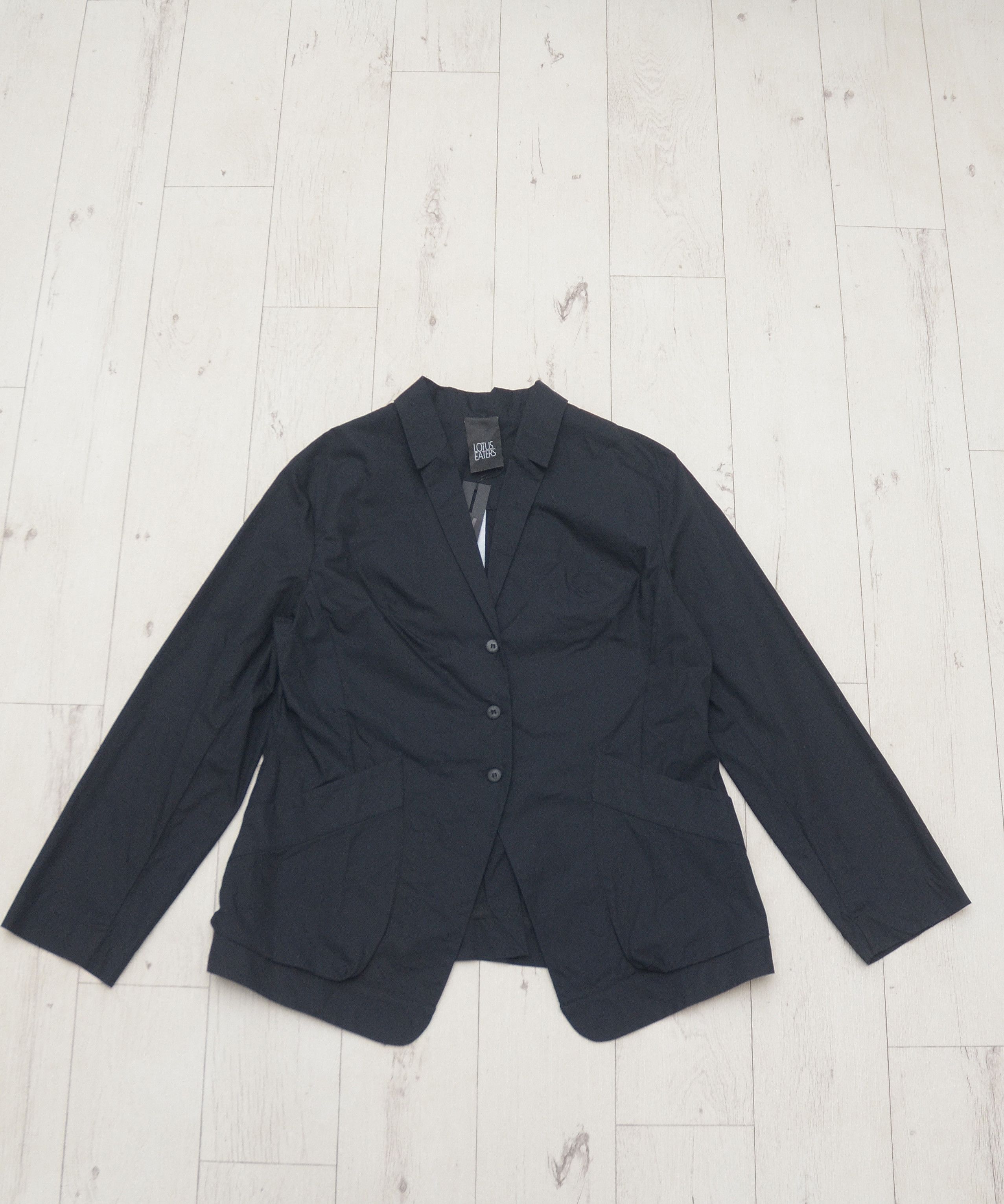 Designer New Designer LOTUS EATERS COTTON BLAZER Black y2k Size XL / US 12-14 / IT 48-50 - 1 Thumbnail