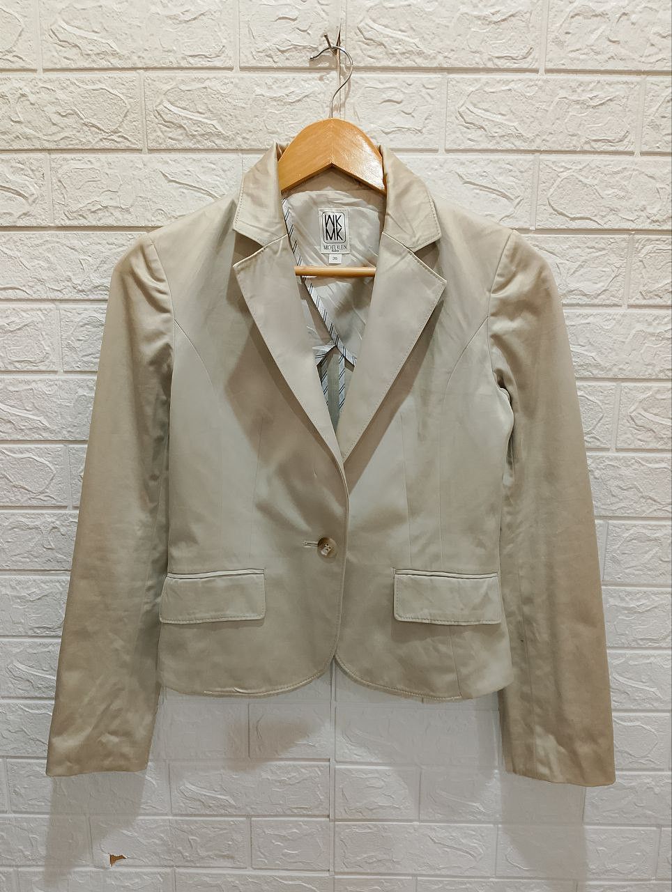 Michel Klein MK MICHEL KLEIN Paris Single Breast Casual Suit Coat Blazer Size XS / US 0-2 / IT 36-38 - 1 Thumbnail